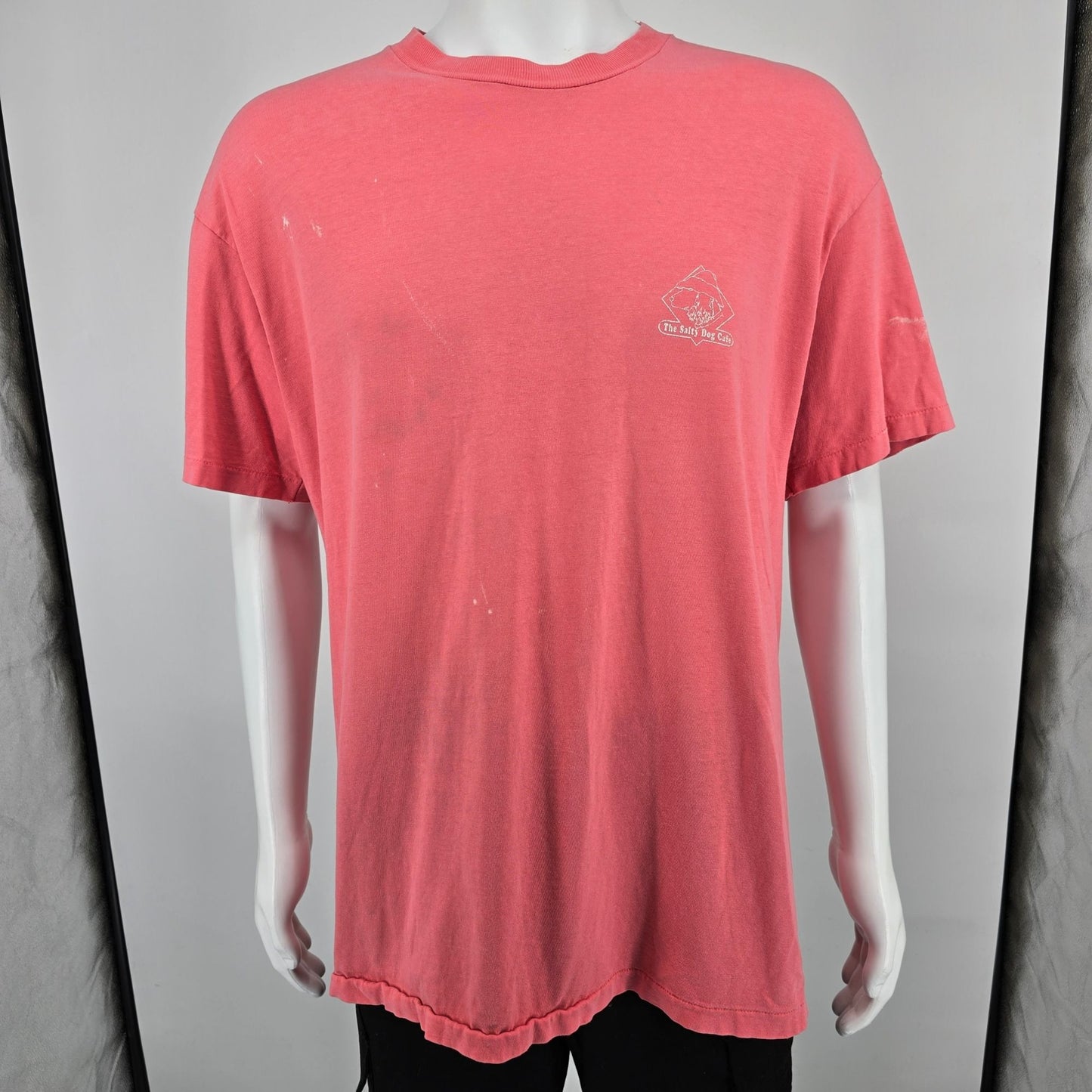 Vintage Early 1990s Salty Dog Cafe South Beach Hilton Head Island T-Shirt (L/XL)