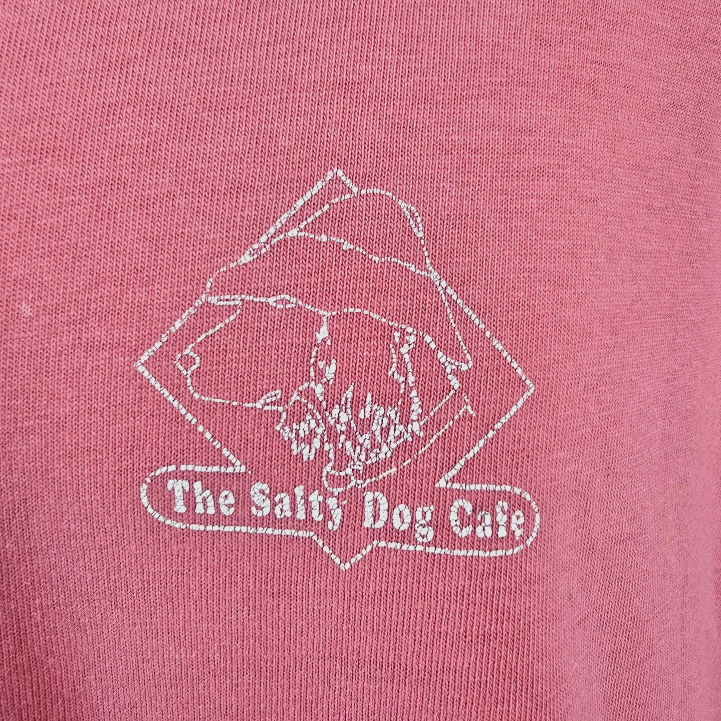 Vintage Early 1990s Salty Dog Cafe South Beach Hilton Head Island T-Shirt (L/XL)