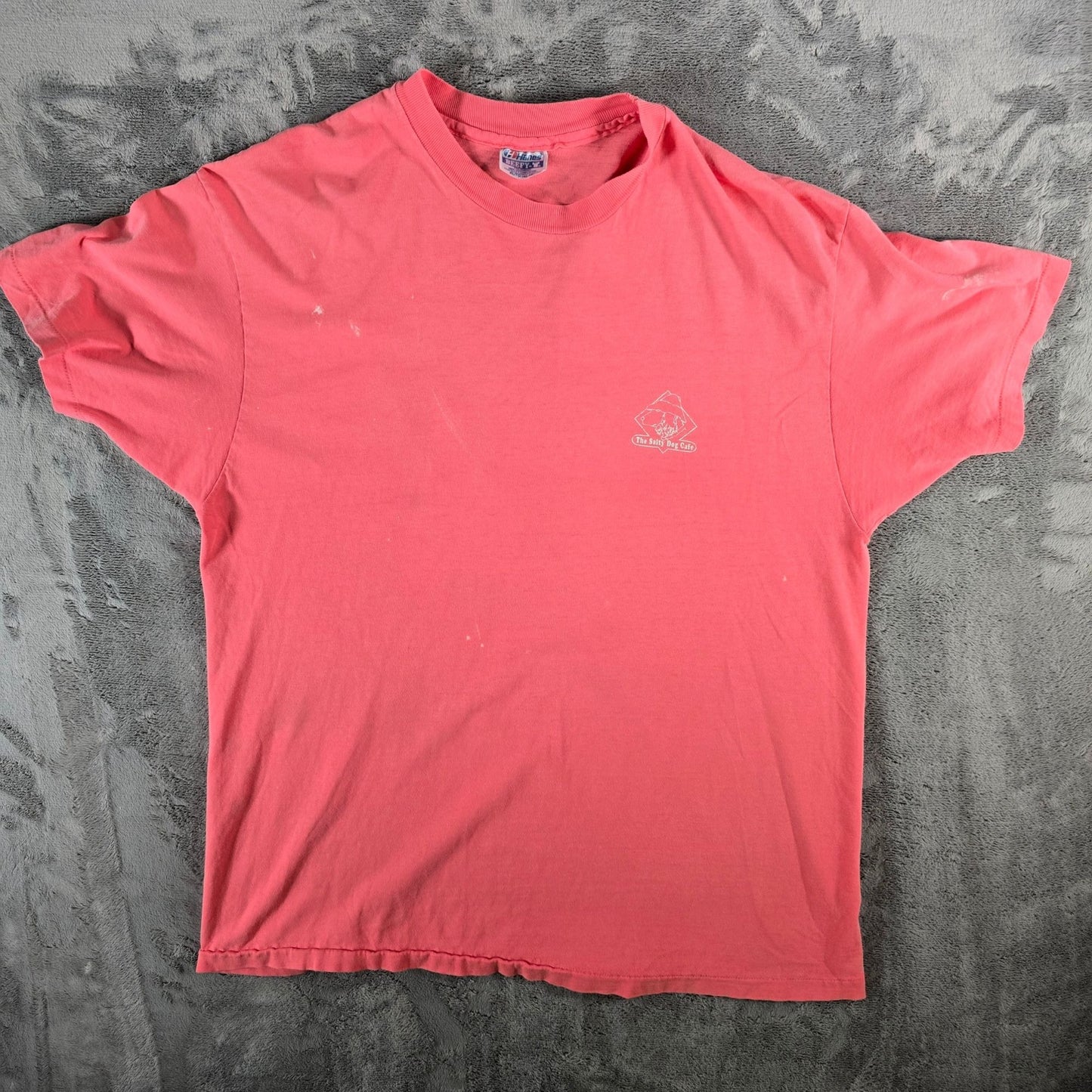 Vintage Early 1990s Salty Dog Cafe South Beach Hilton Head Island T-Shirt (L/XL)