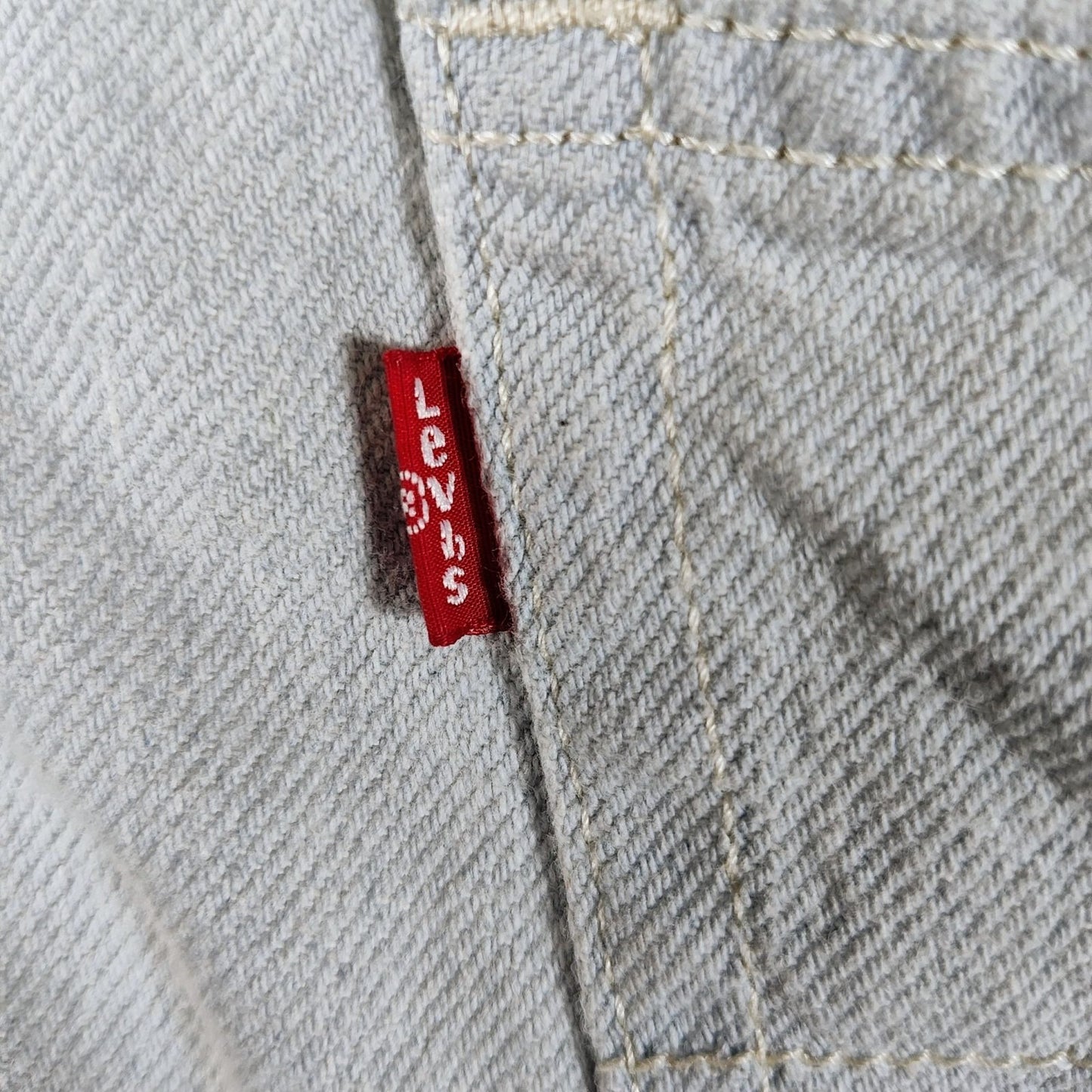 Levi's Size 31 Light Blue Women's A-Line Mom Shorts (Fair Condition)