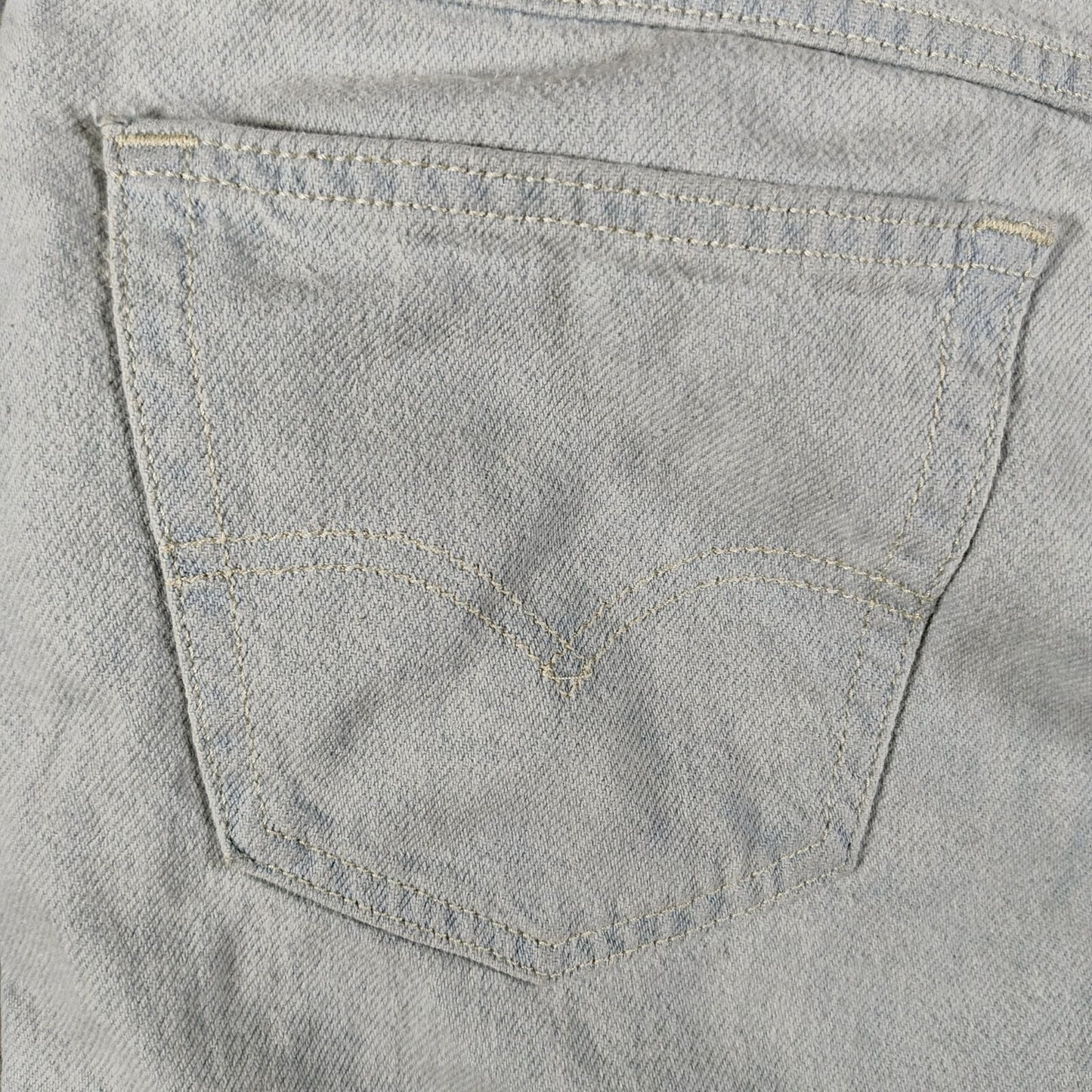 Levi's Size 31 Light Blue Women's A-Line Mom Shorts (Fair Condition)