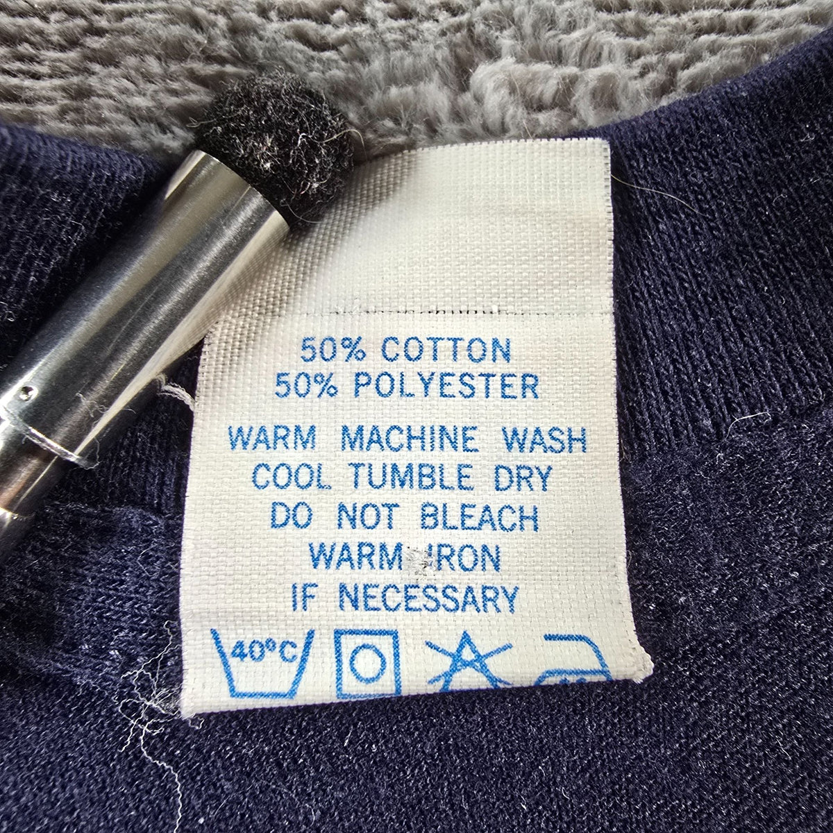 Vintage 1980s "Don't Ask Me I'm Just The Driver" Flocked Letter T-Shirt (M)
