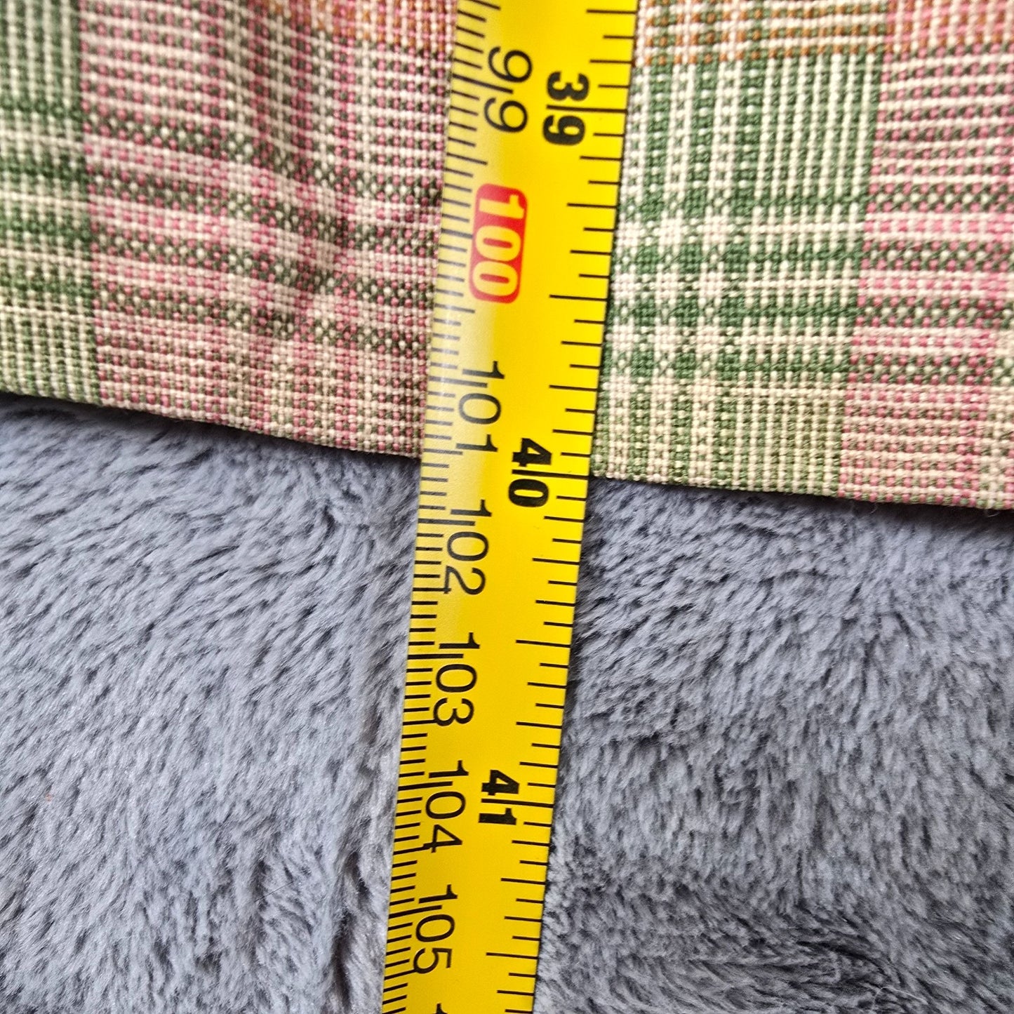 Vintage 1960s Weather Casuals Women's Pastel Glen Plaid Car Coat (M) *Fair