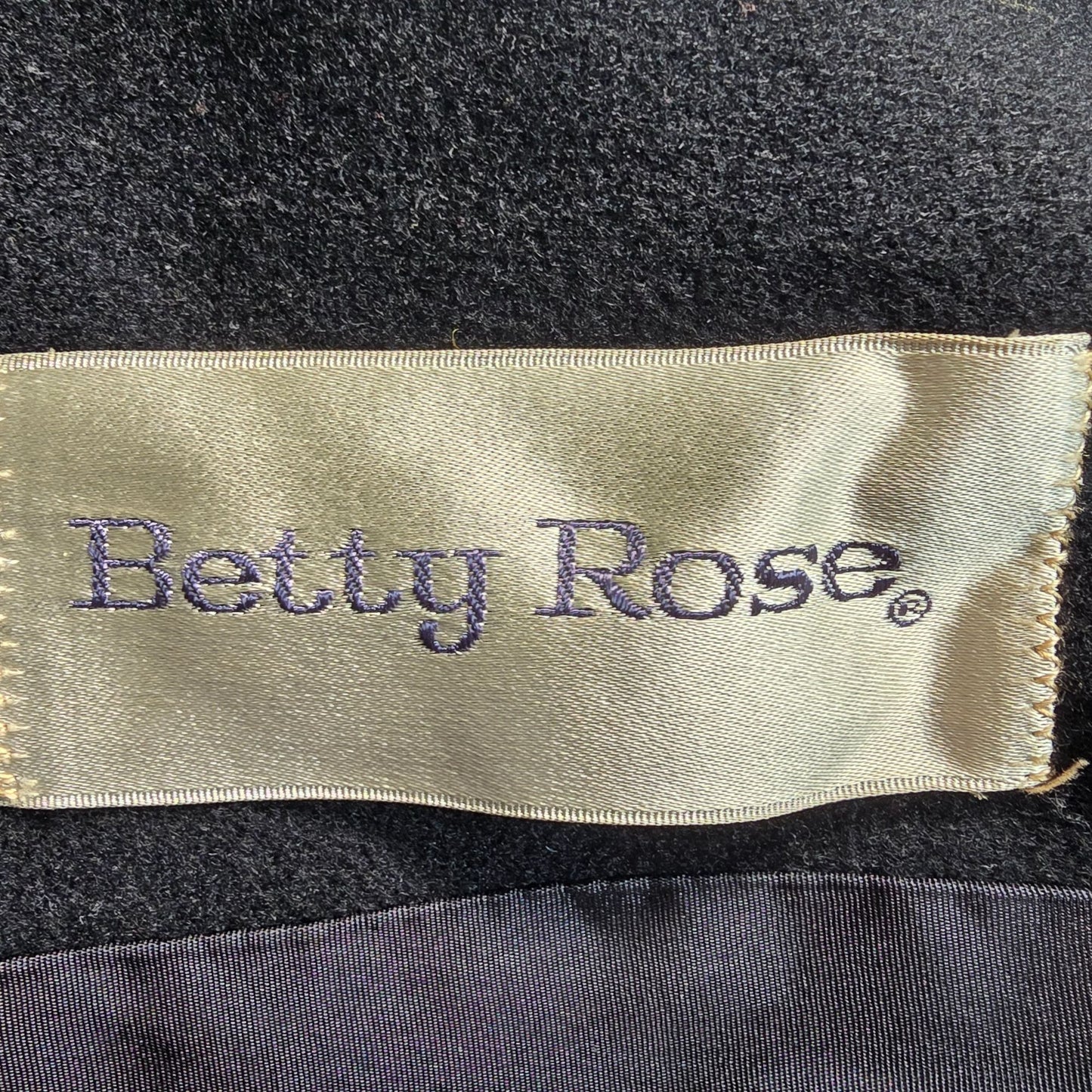Vintage Early 1960s Betty Rose Black Wool 3/4 Sleeve Cropped Mod Jacket (S/M)