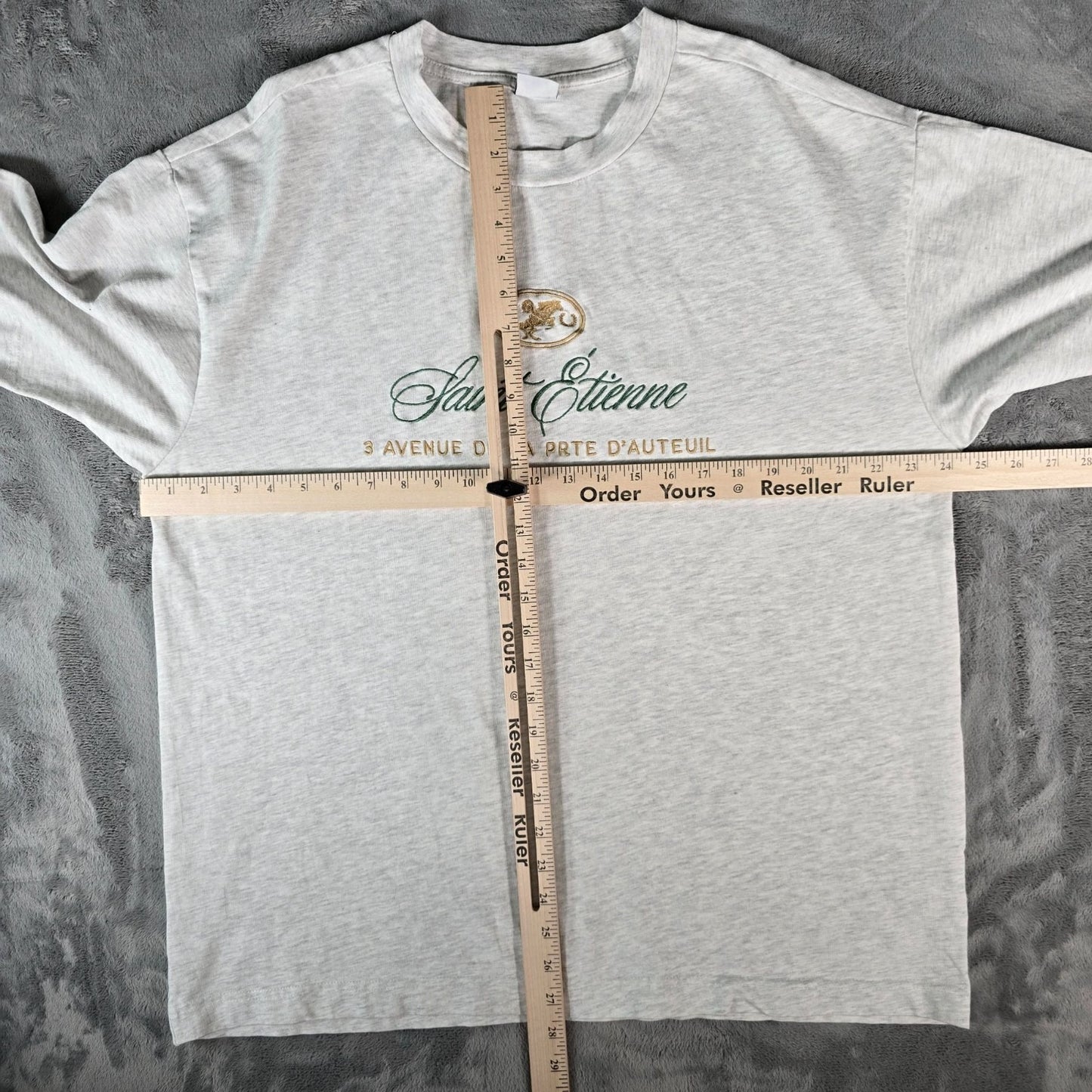 2024 Cotton On Embroidered Saint Étienne Paris France Box Fit T-Shirt (L)