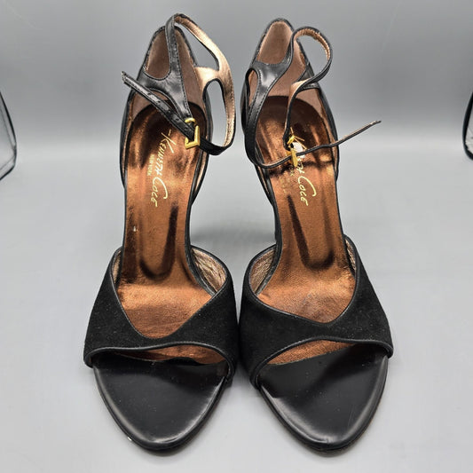 2000s Kenneth Cole New York "Two 2 Tango" Made in Italy D'Orsay Heels (8.5M)