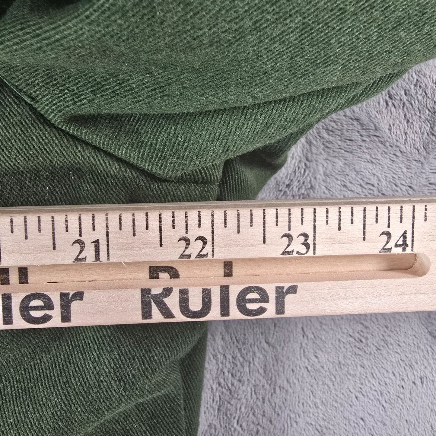 Vintage 1970s JC Penney Mens Green Sherpa-Lined Winter Western Rancher Coat (M)