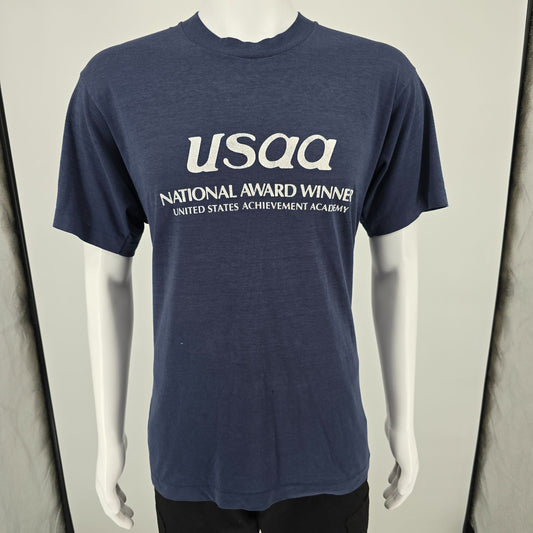 Vintage 1990s United States Achievement Academy National Award Winner T-Shirt -L