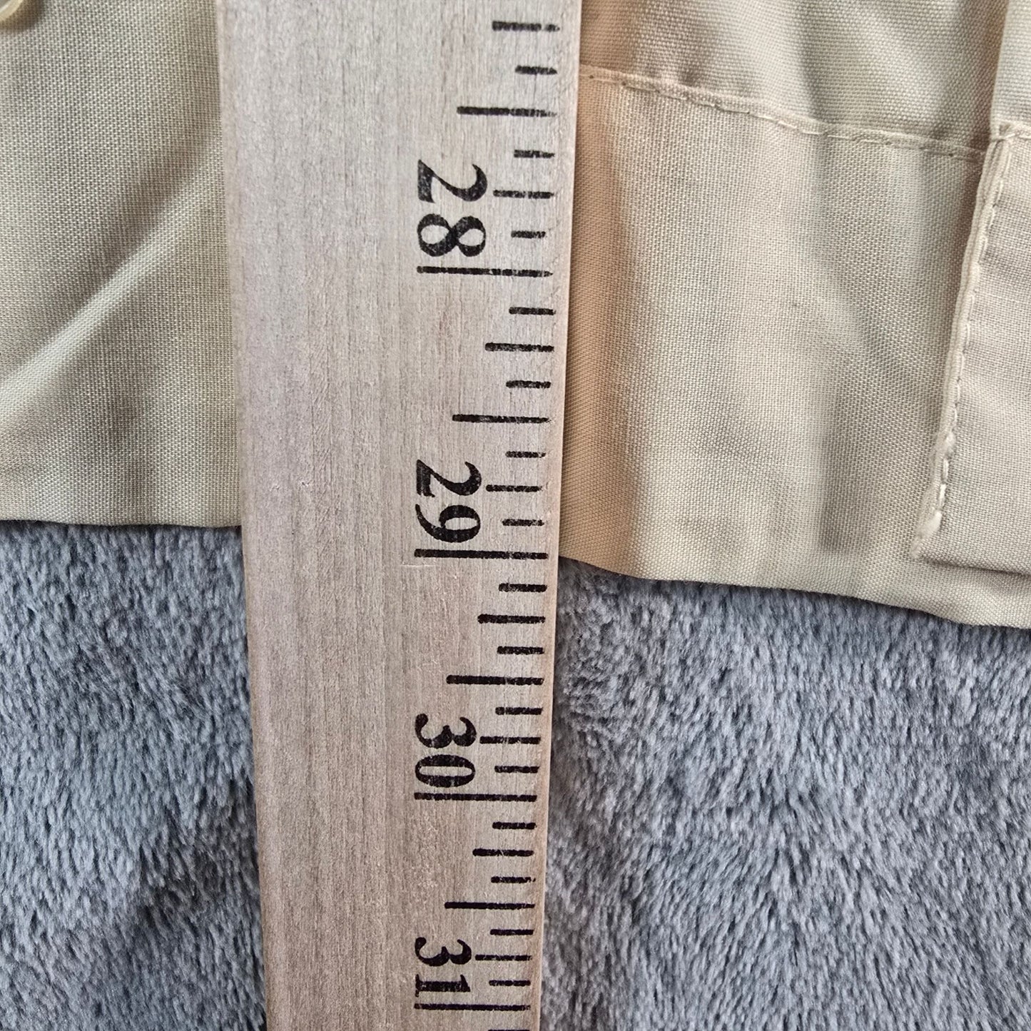 Vintage 1970s Don Romeo Light Tan Four-Pocket Embroidered Guayabera Shirt (M)