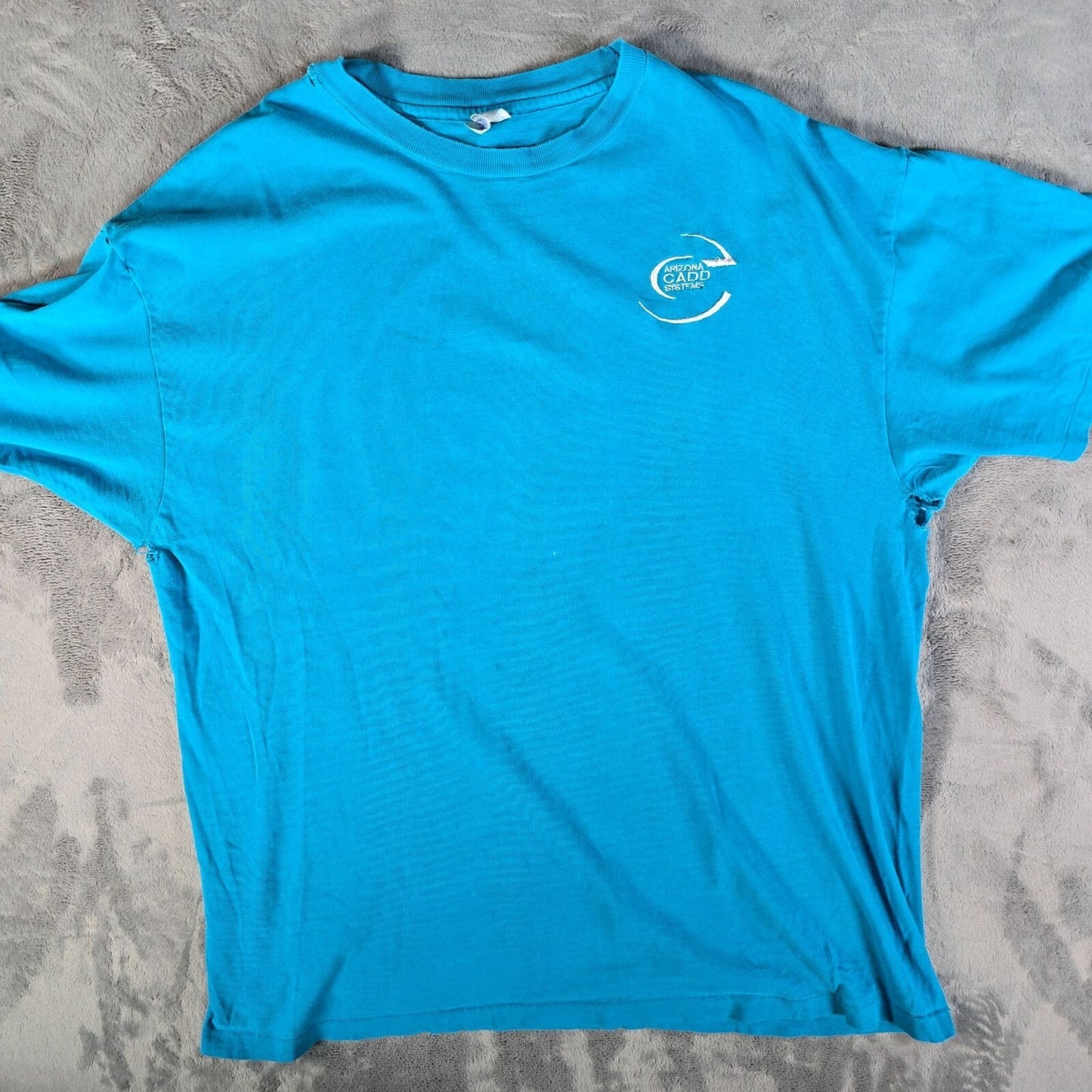 Vintage 1990s Arizona Cadd Systems Autodesk Authorized Dealer T-Shirt (XL) *Fair