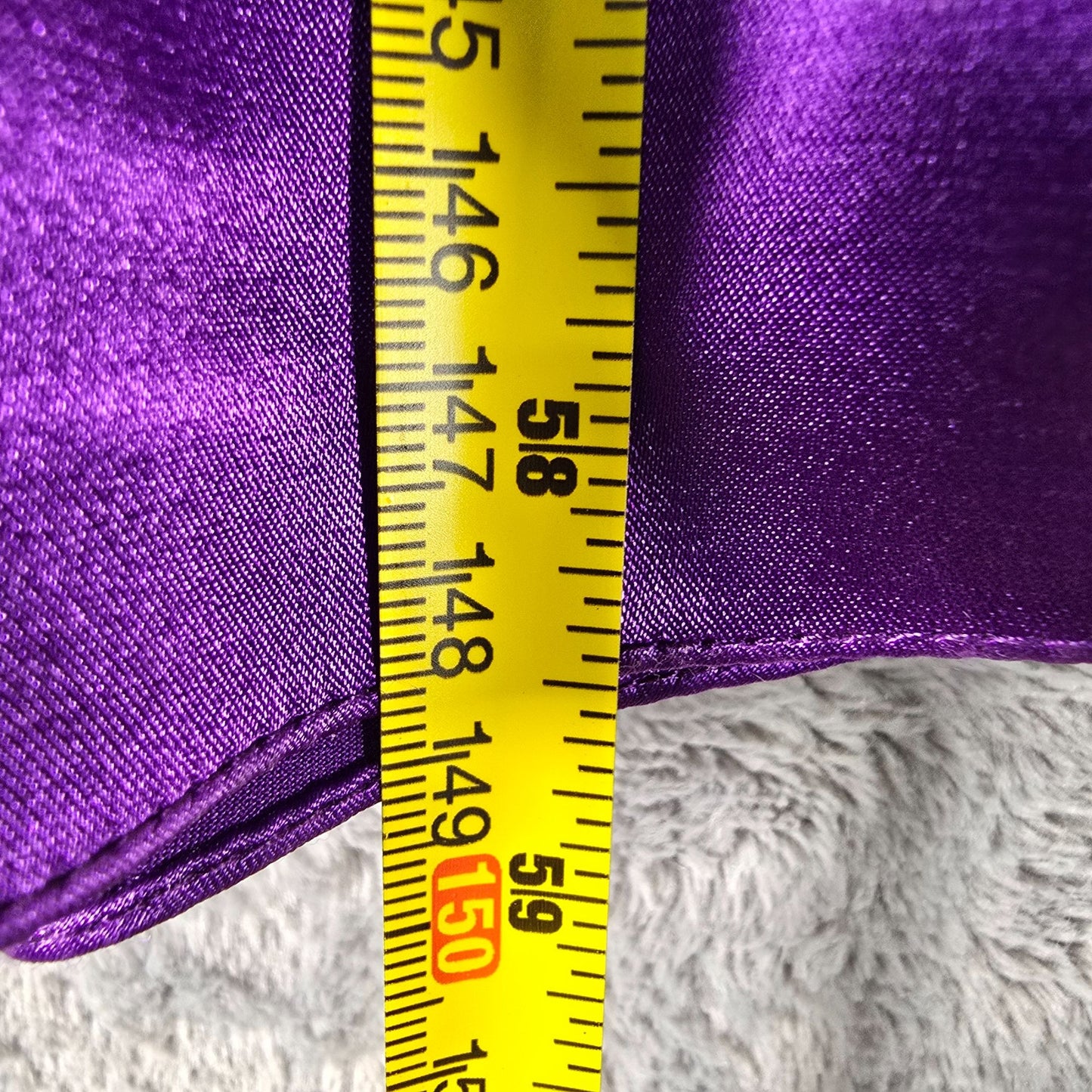 2010s Precious Formals Purple Ruffled Evening Gown Prom Dress (Size 6/Small)