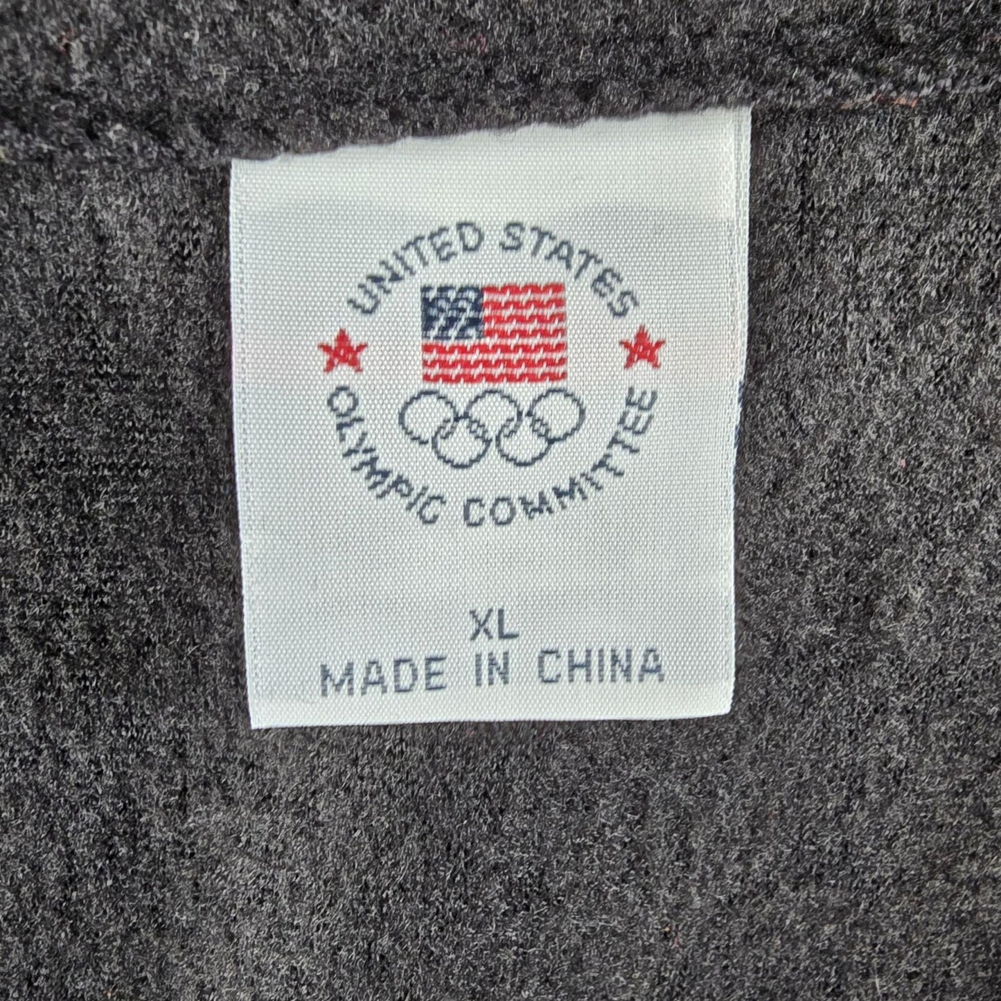United States Olympic Committee 2012 London Olympics Black Fleece Jacket XL