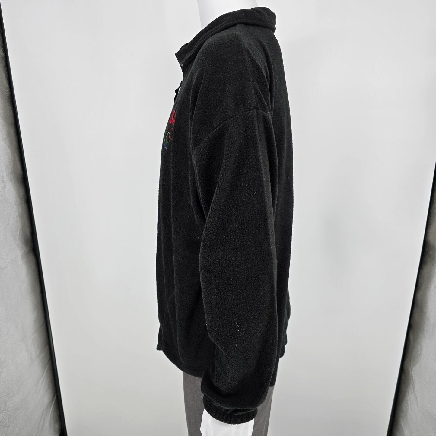 United States Olympic Committee 2012 London Olympics Black Fleece Jacket XL