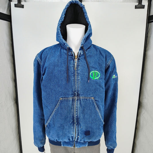 Berne Workwear "Colorado Commercial Roofing" Insulated Denim Jacket (Large)