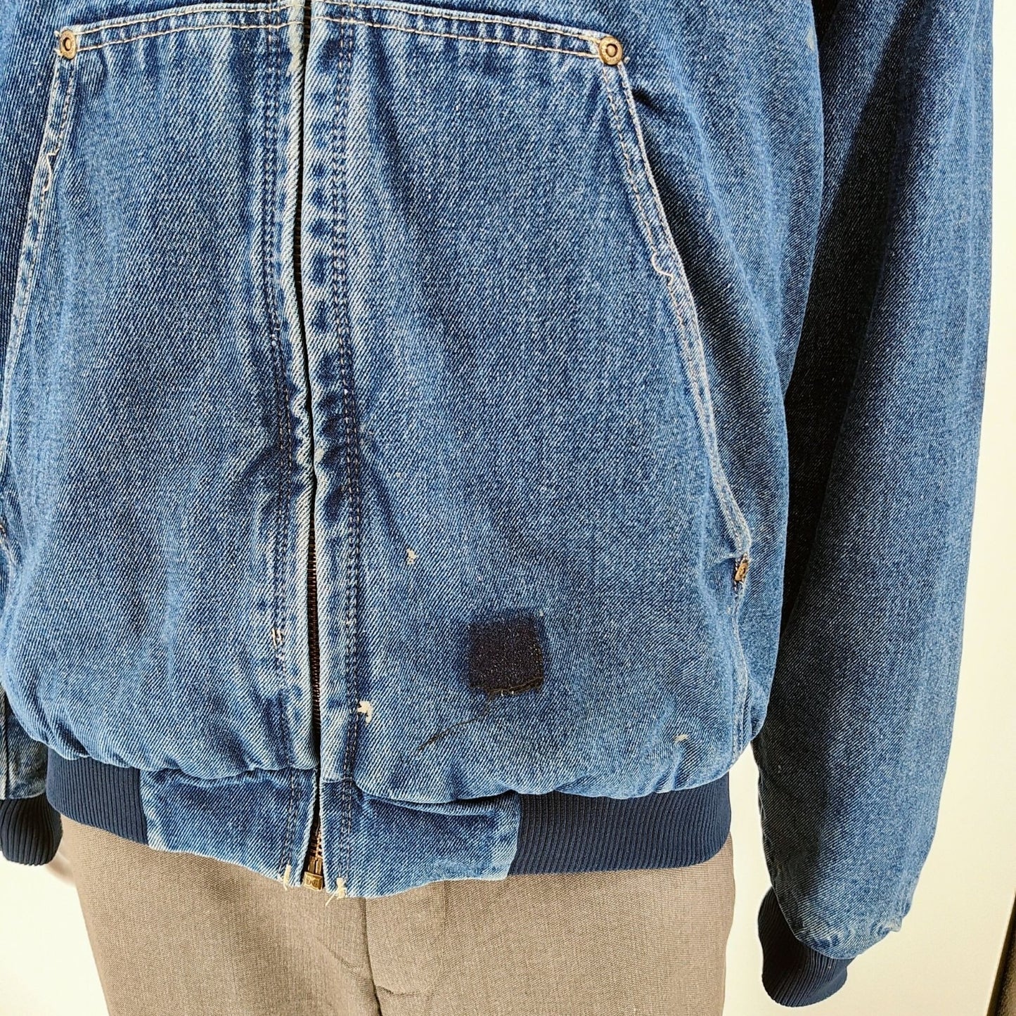 Berne Workwear "Colorado Commercial Roofing" Insulated Denim Jacket (Large)