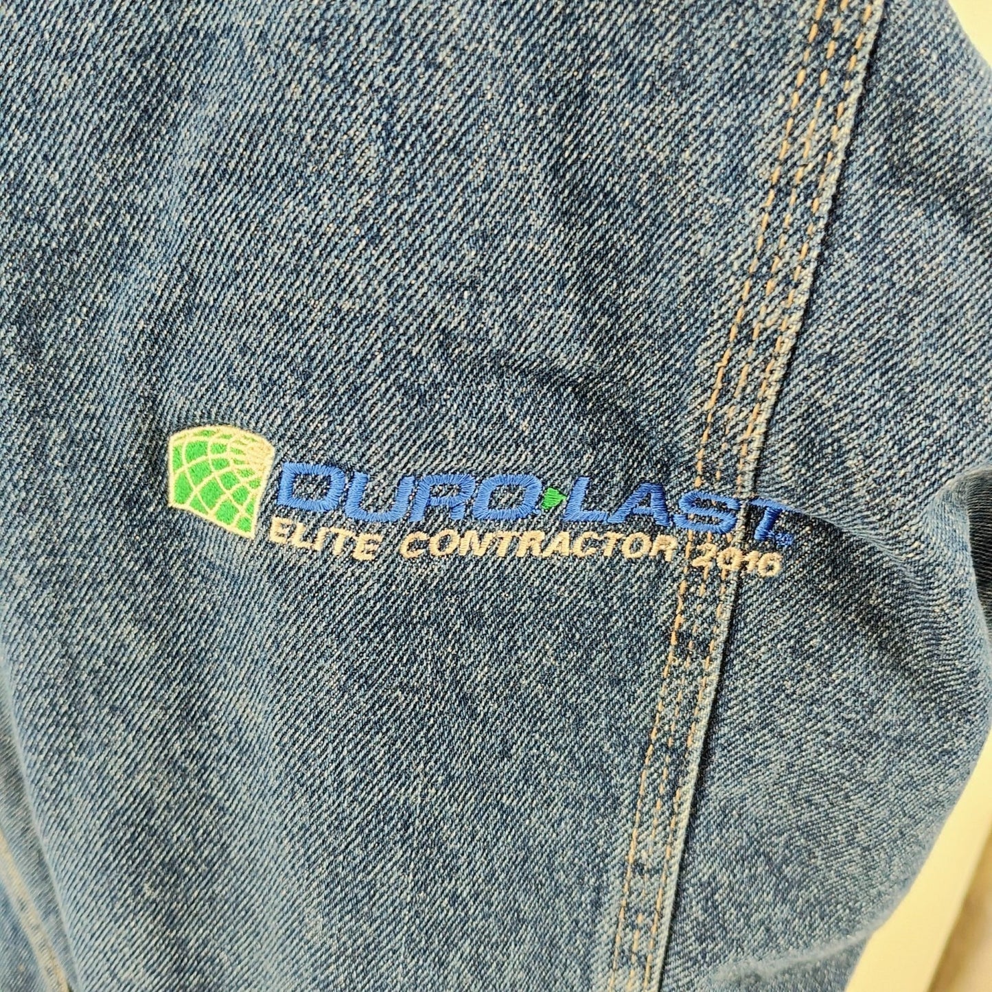 Berne Workwear "Colorado Commercial Roofing" Insulated Denim Jacket (Large)