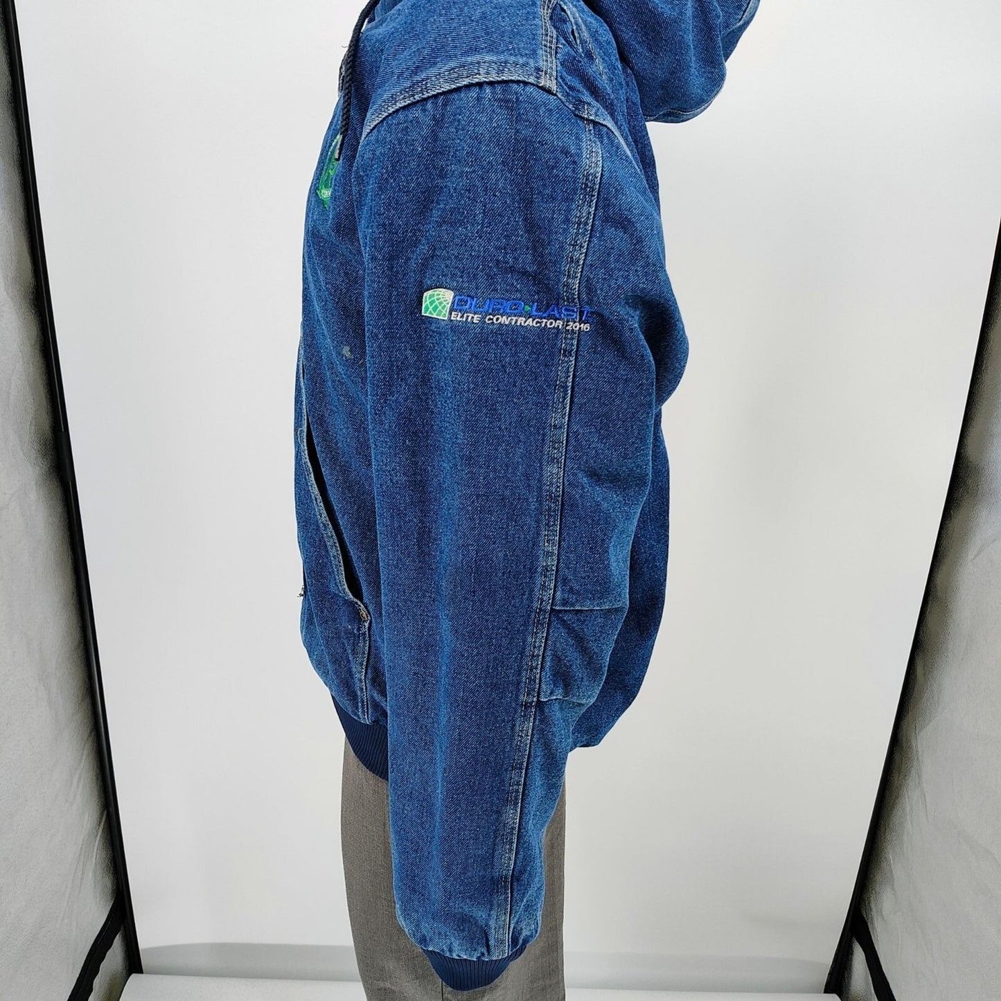 Berne Workwear "Colorado Commercial Roofing" Insulated Denim Jacket (Large)