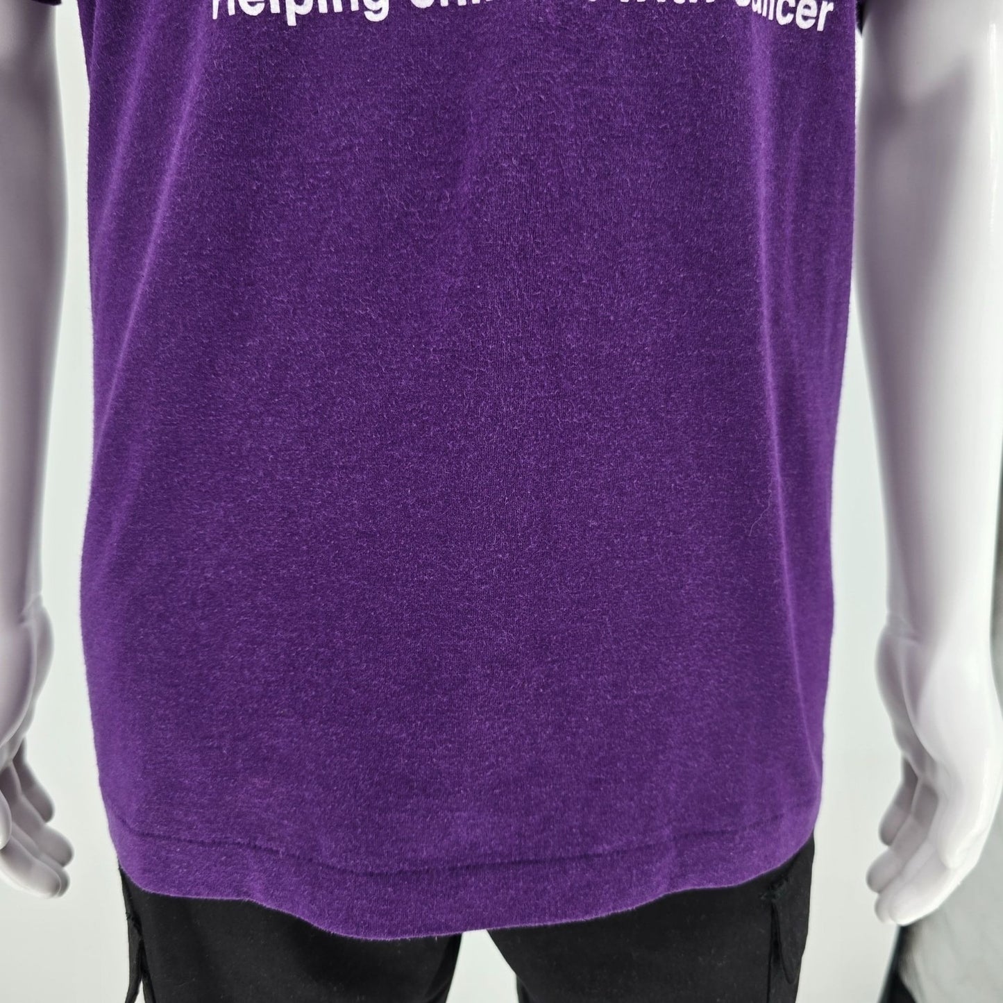 Vintage 1995 6th Annual Beer Belly Two Run/Walk Wisconsin Purple T-Shirt (XL)