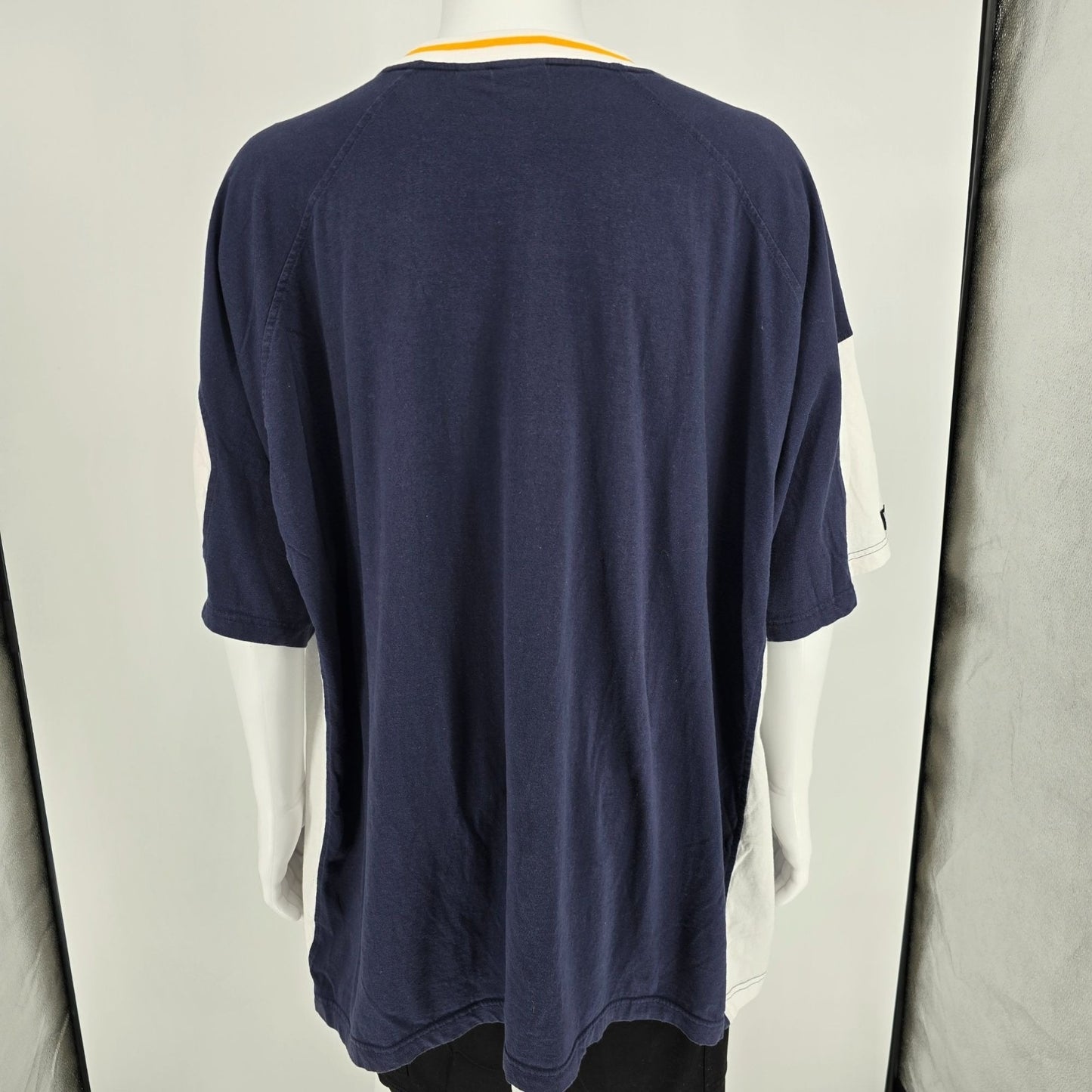 2000s San Diego Chargers NFL Embroidered Blue/White V-Neck Jersey T-Shirt (4XL)