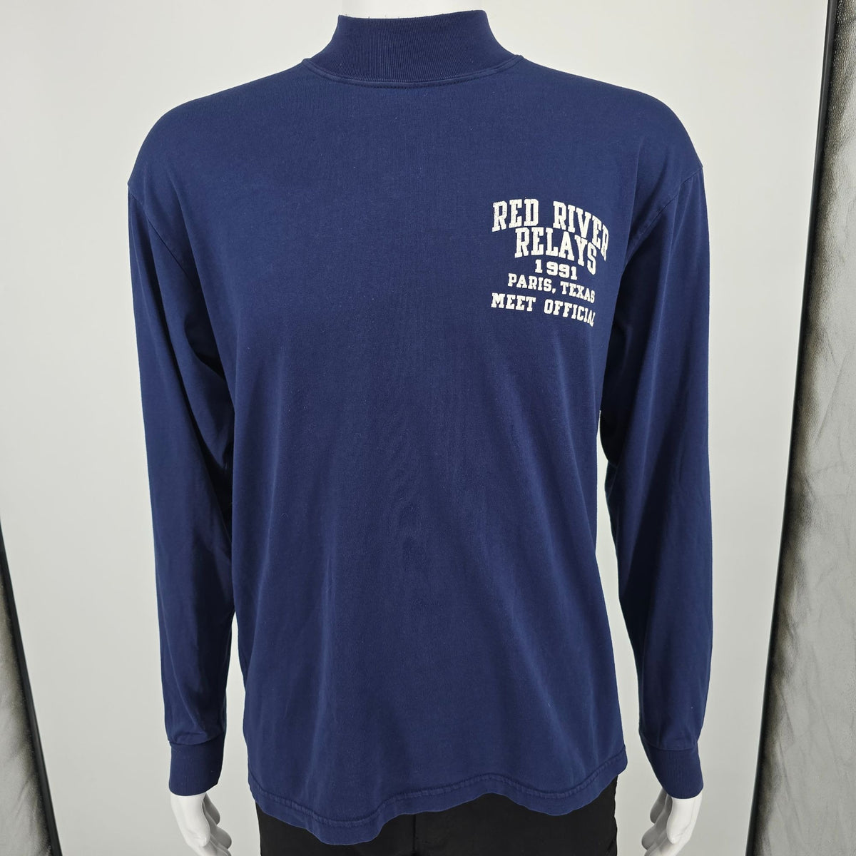 Vintage 1991 Red River Relays Paris Texas Meet Official Long Sleeve T-Shirt L/XL
