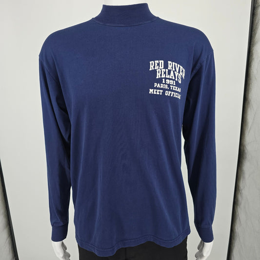 Vintage 1991 Red River Relays Paris Texas Meet Official Long Sleeve T-Shirt L/XL