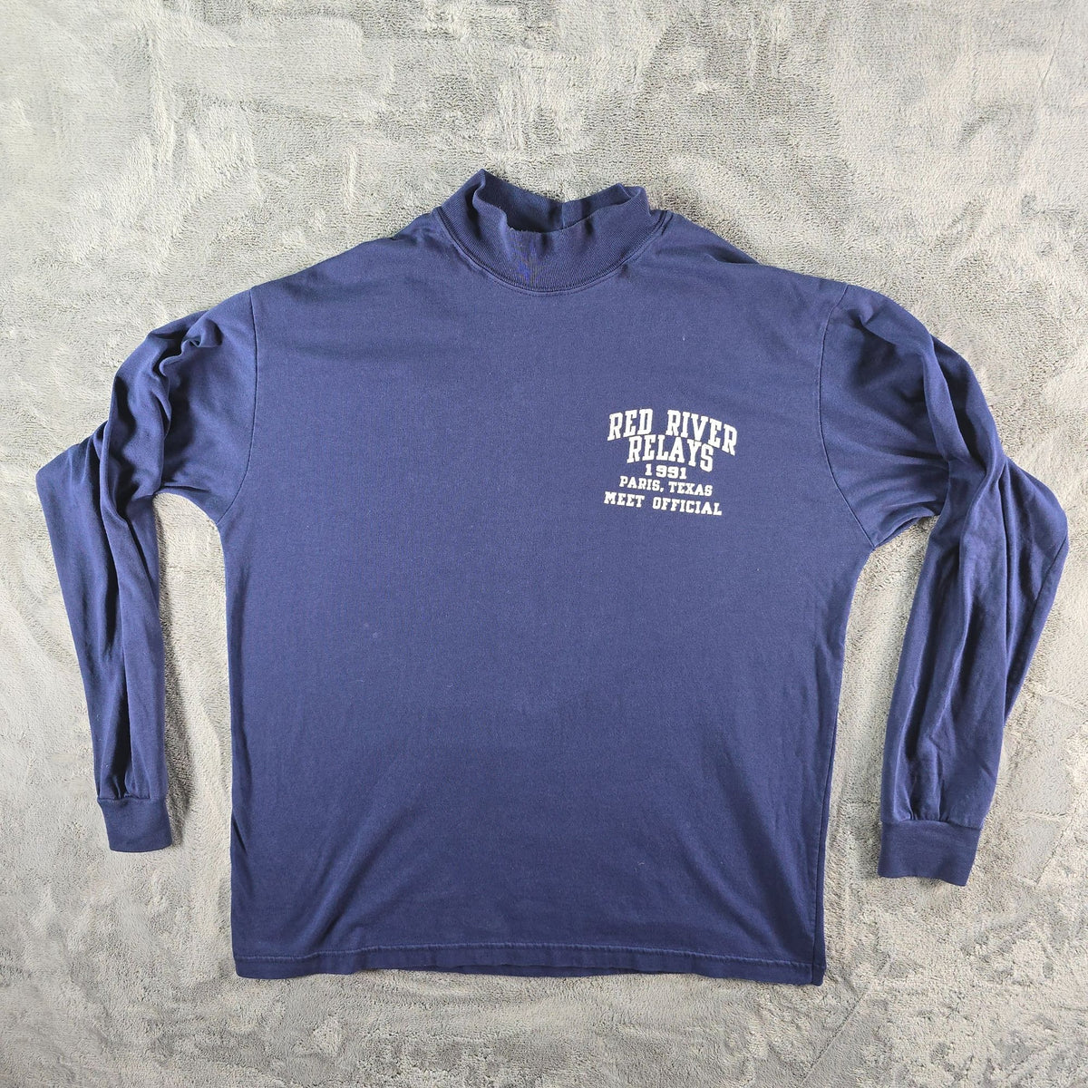 Vintage 1991 Red River Relays Paris Texas Meet Official Long Sleeve T-Shirt L/XL