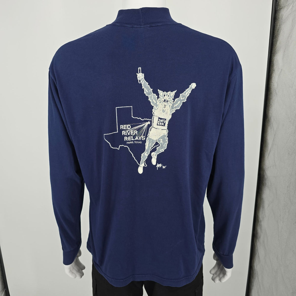 Vintage 1991 Red River Relays Paris Texas Meet Official Long Sleeve T-Shirt L/XL