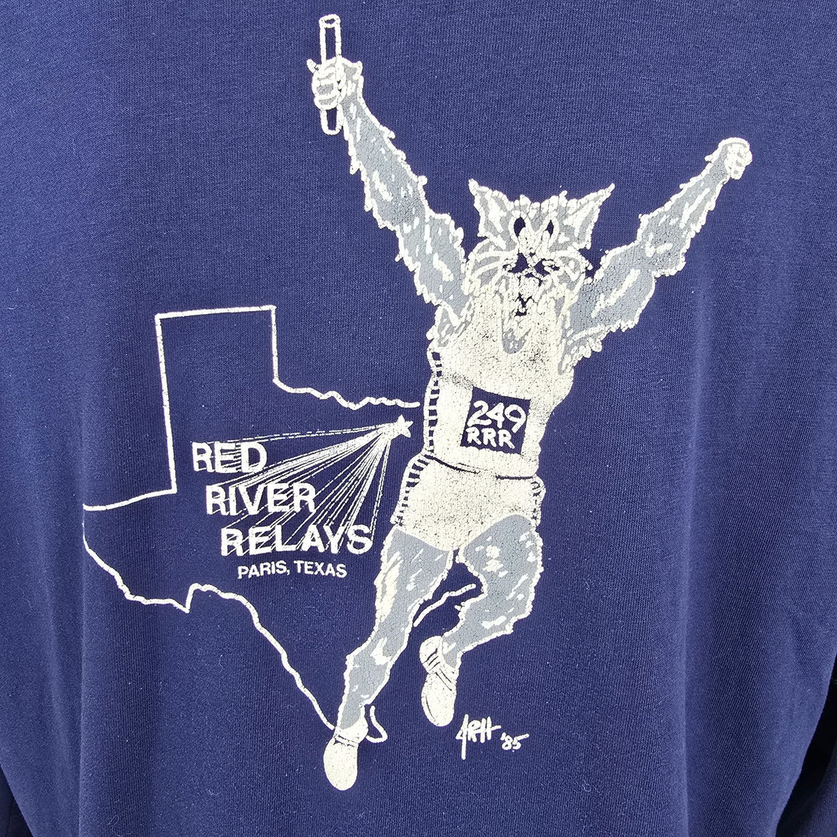 Vintage 1991 Red River Relays Paris Texas Meet Official Long Sleeve T-Shirt L/XL