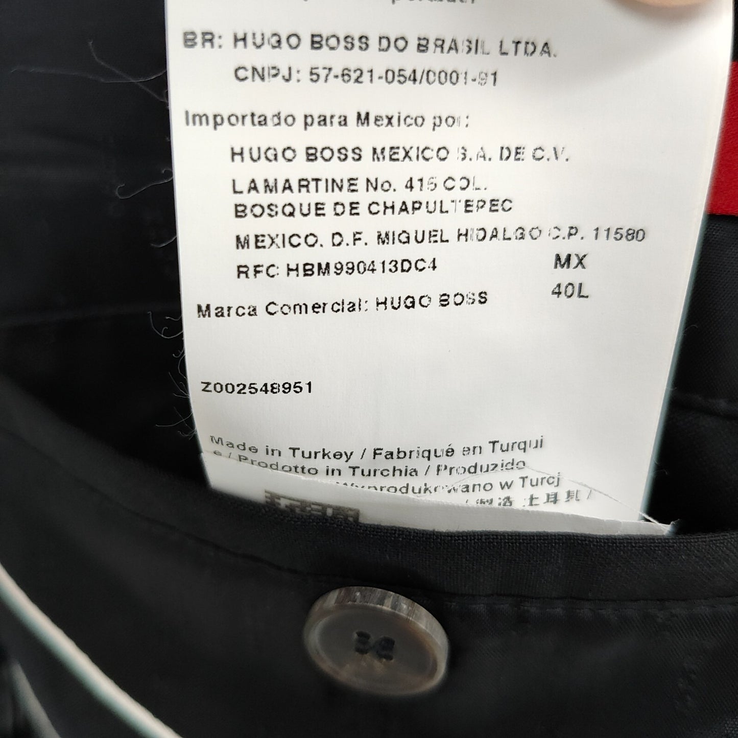 Hugo Hugo Boss Aikonenen/Hol Super 120 Virgin Wool Sport Coat Suit Jacket (40L)
