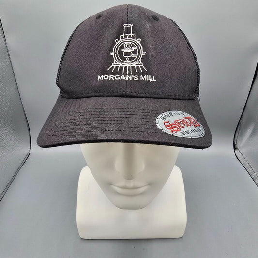 Morgan's Mill Woodland, CA Embroidered Black/White Richardson Trucker Hat *Fair