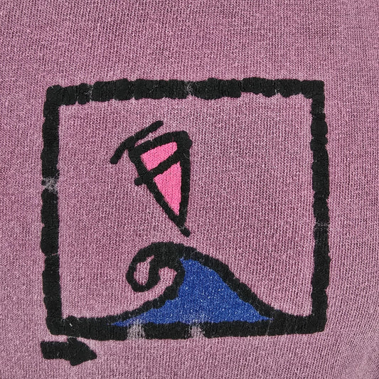 Vintage 1990s Oneita Columbia River Gorge Windsailing Graphic Tank Top (S/M)