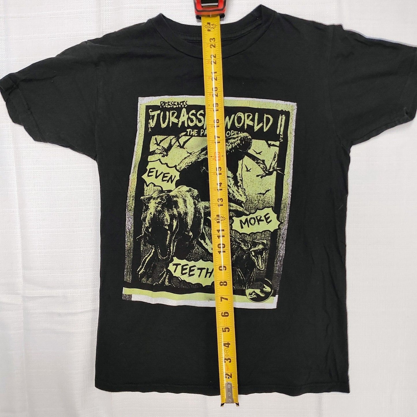 Jurassic World: Fallen Kingdom Even More Teeth Black Graphic T-Shirt (S)