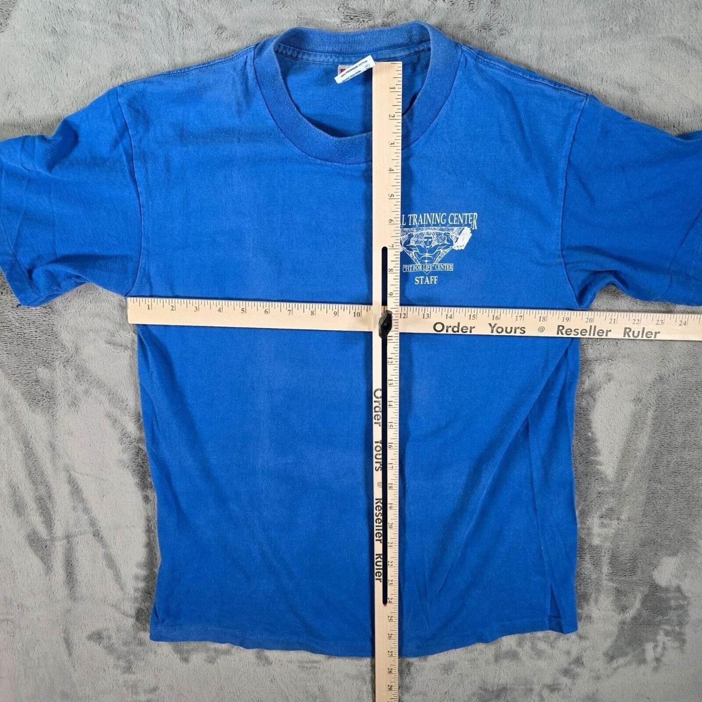 Vintage 80s/90s San Diego "Fit For Life" Naval Training Center Staff T-Shirt (M)