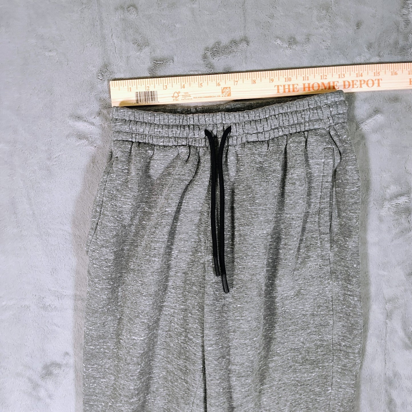 DSG Gray Elastic Waist Drawstring Athletic Sweatpants (Size Small)