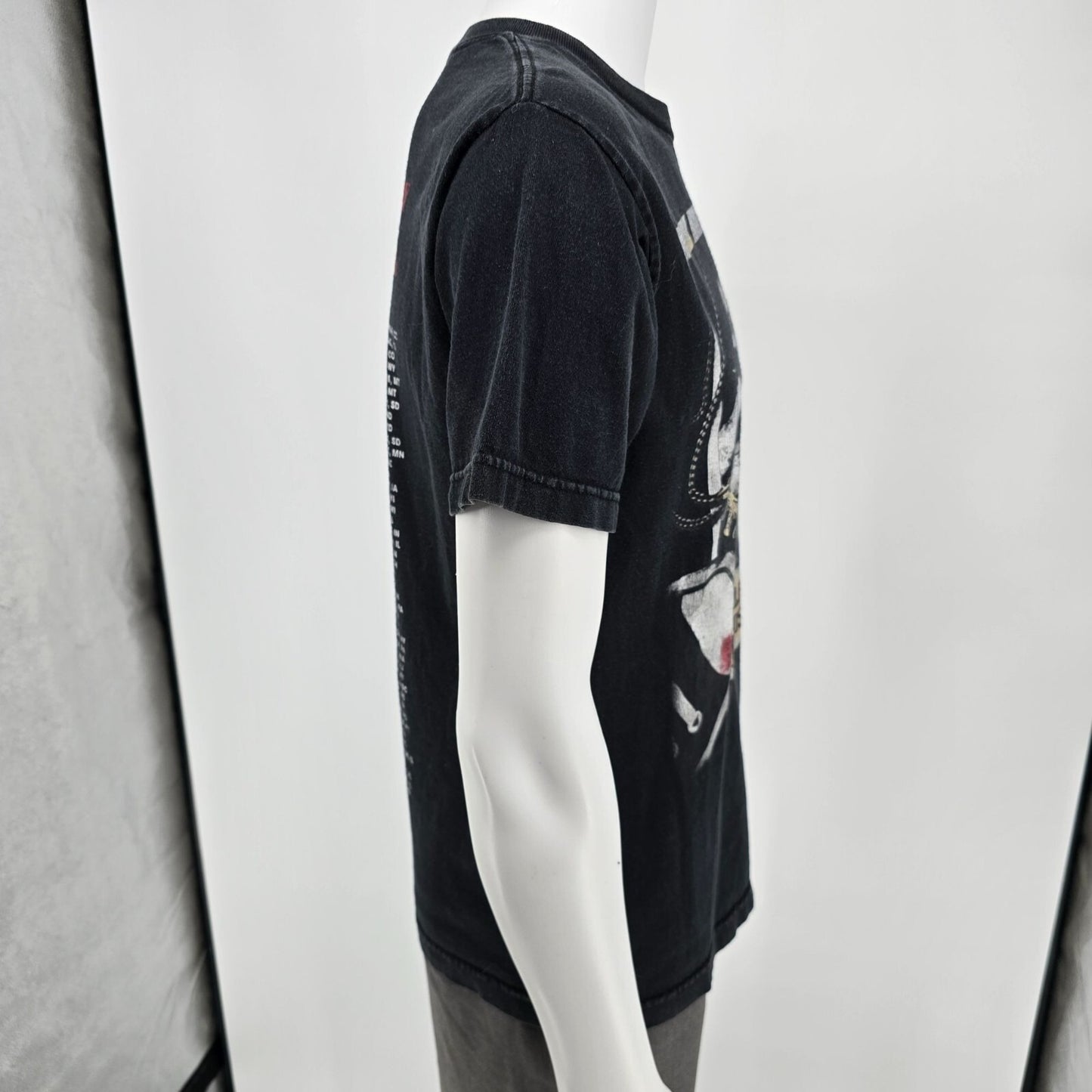 Distressed 2012 Machine Gun Kelly Half Naked & Almost Famous Tour T-Shirt (M)