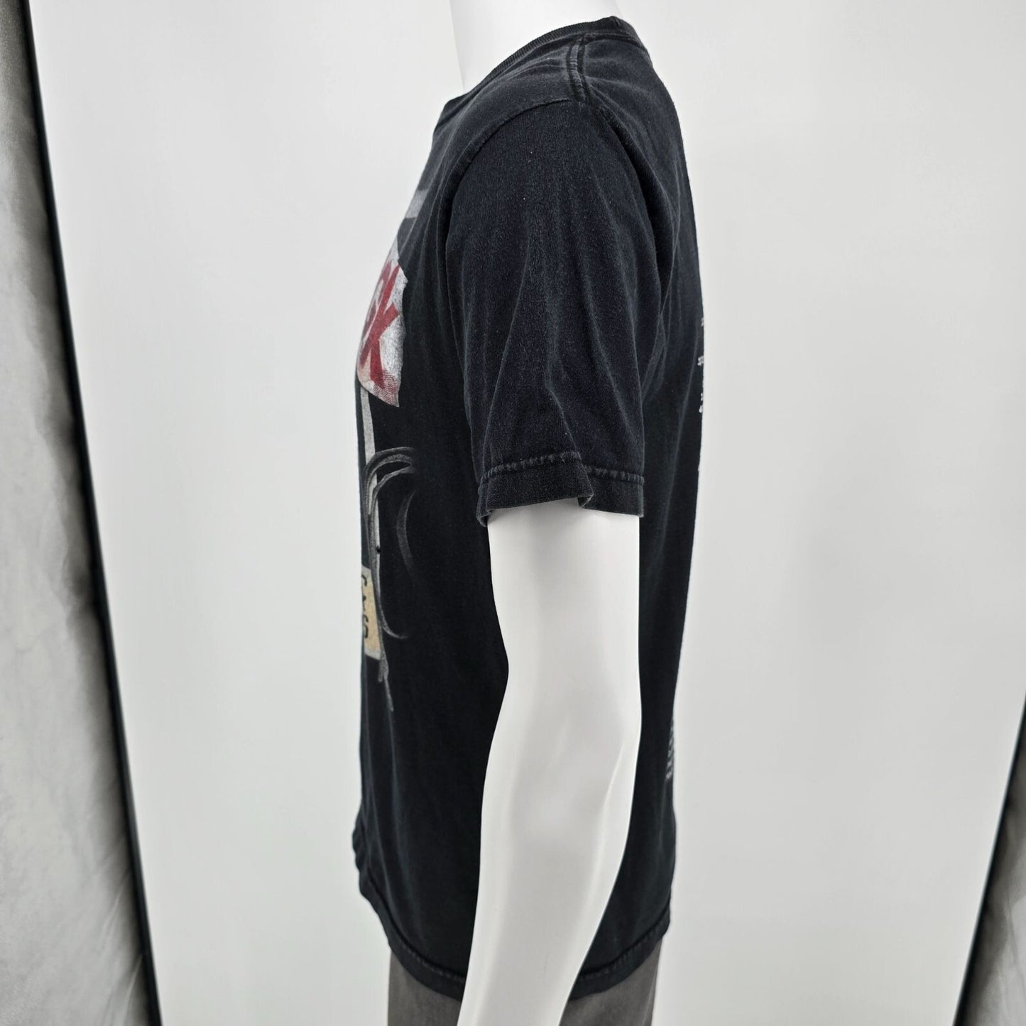 Distressed 2012 Machine Gun Kelly Half Naked & Almost Famous Tour T-Shirt (M)