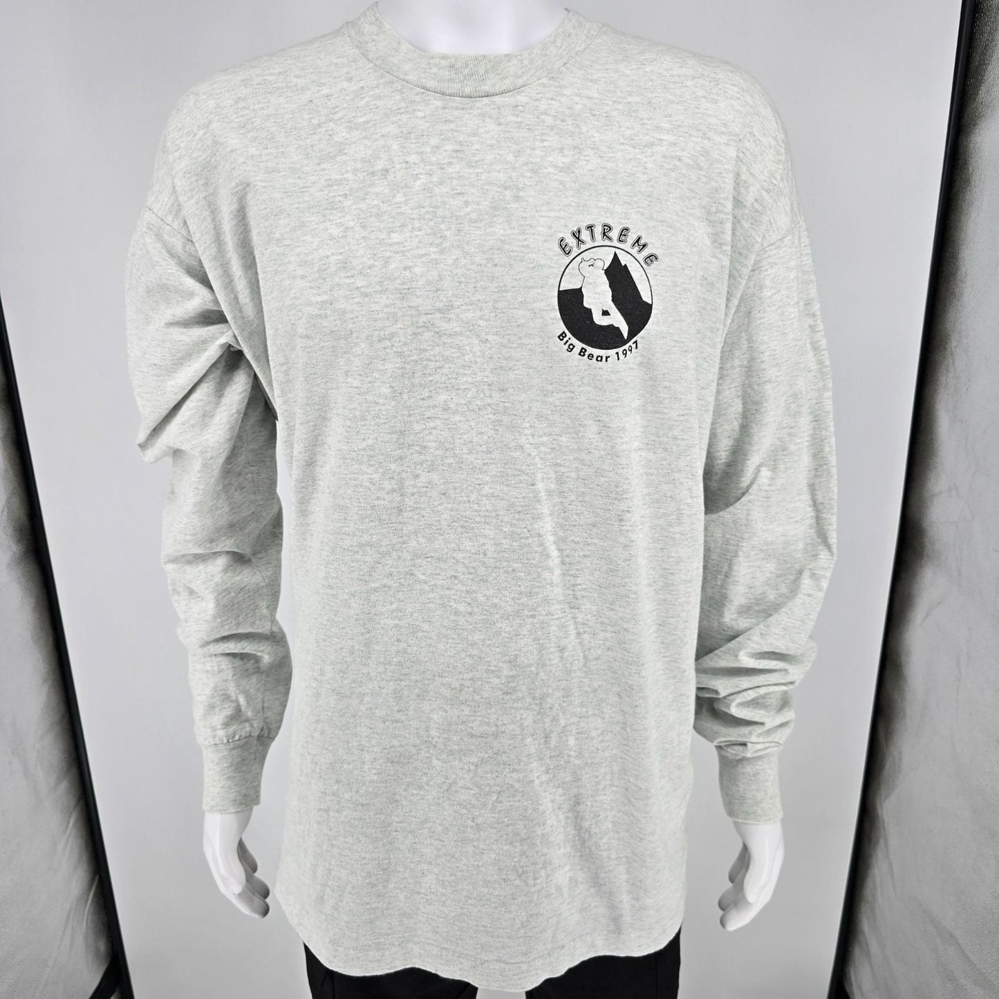 Vintage 1997 BVD Extreme Big Bear Snowboarding Long Sleeve T-Shirt (2XL/3XL)