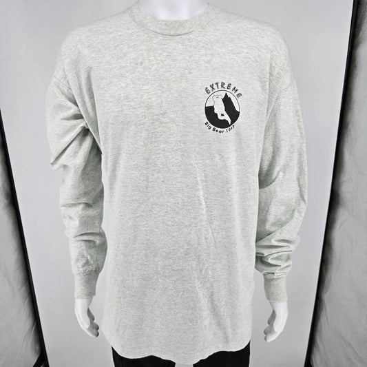 Vintage 1997 BVD Extreme Big Bear Snowboarding Long Sleeve T-Shirt (2XL/3XL)
