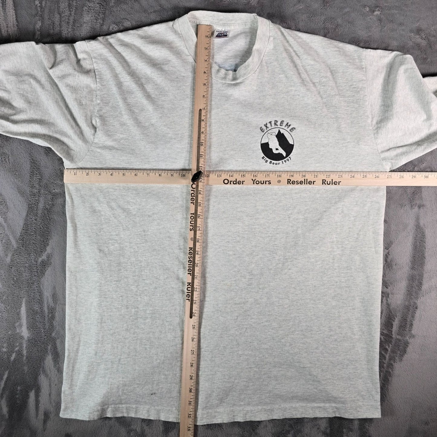 Vintage 1997 BVD Extreme Big Bear Snowboarding Long Sleeve T-Shirt (2XL/3XL)