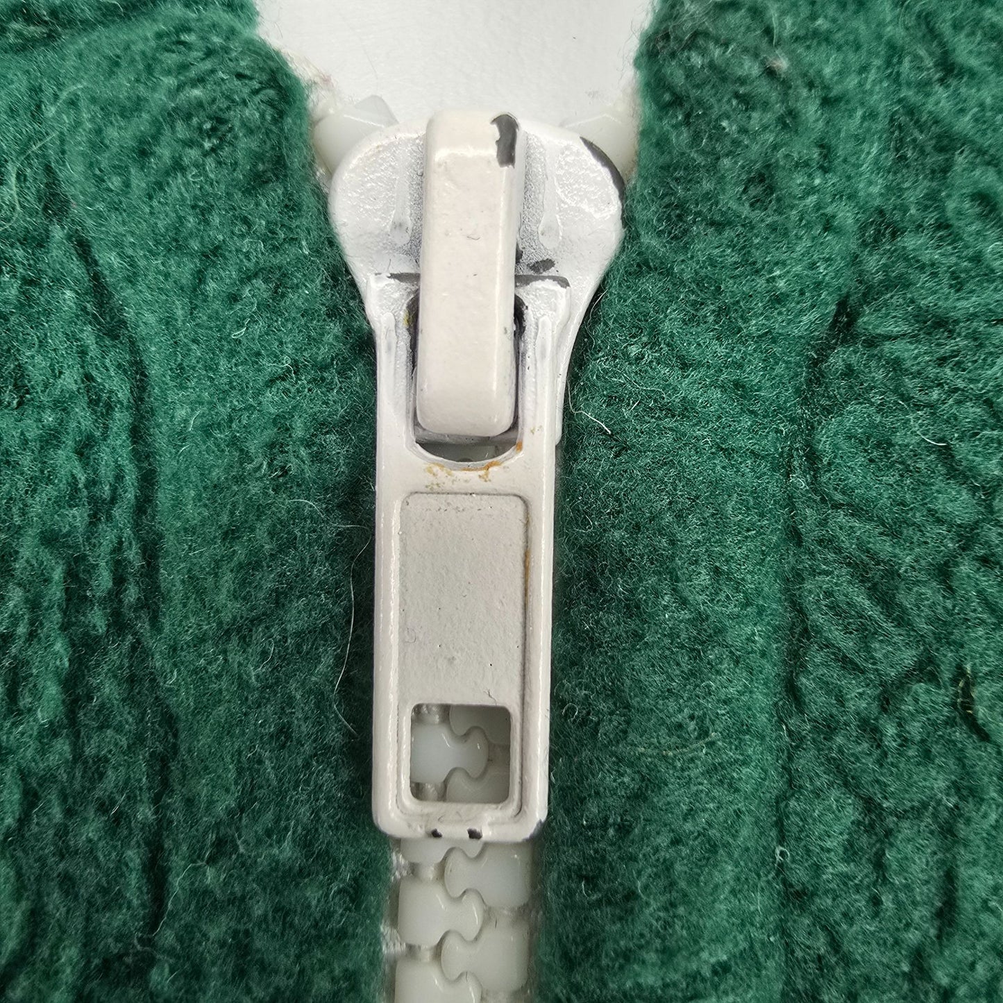Vintage Y2K TeamLeader USA "KSU" Green & Gold Fleece Zip Cheerleader Hoodie (S)