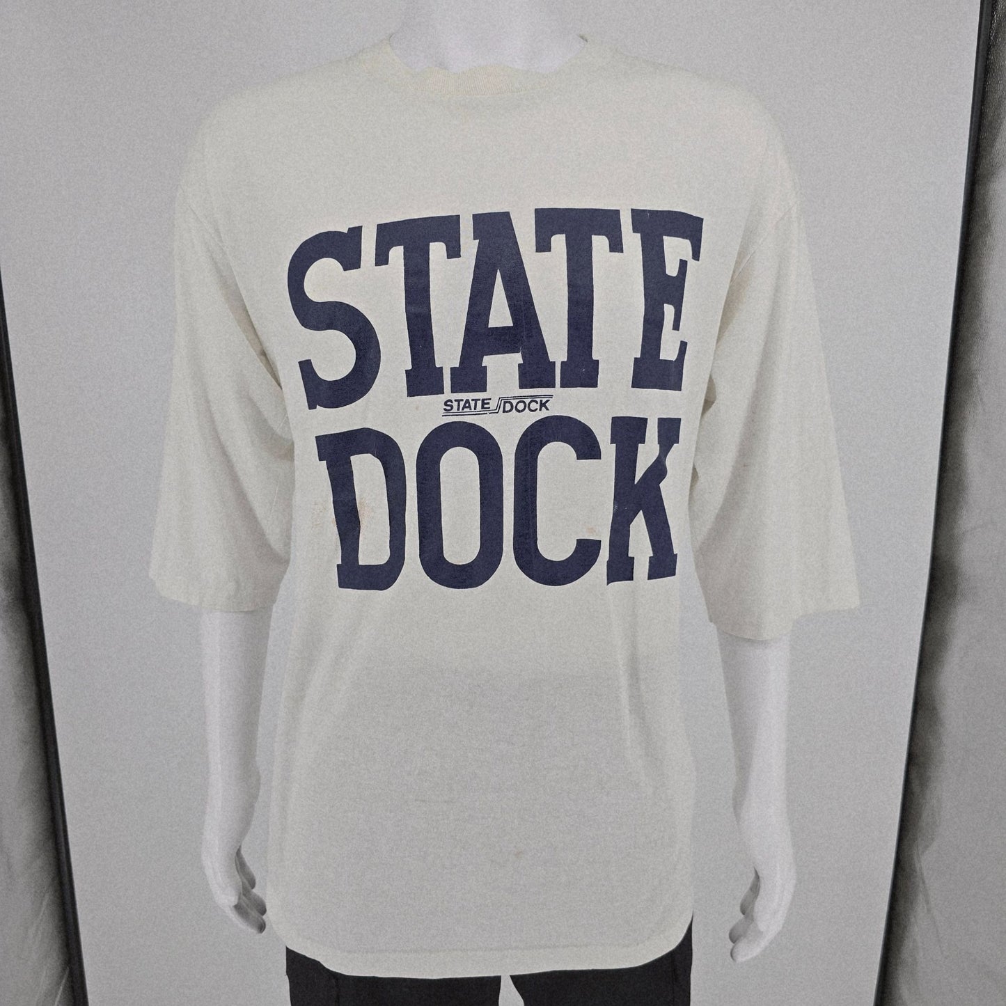Vintage 1980s Grumbles State Dock Marina Lake Cumberland, KY T-Shirt (L/XL)