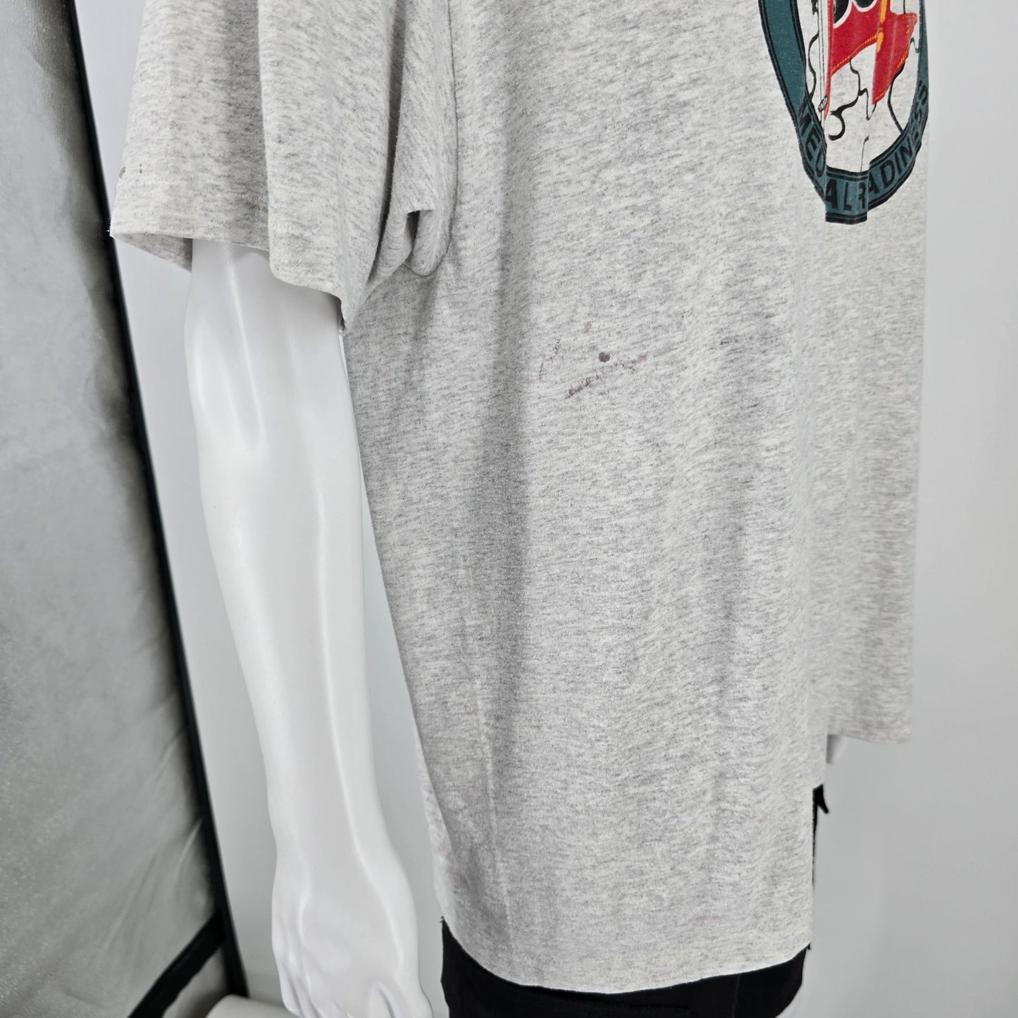 Vintage 1990s Gray USAF U.S. Air Force Medical Readiness Agency T-Shirt (XL)