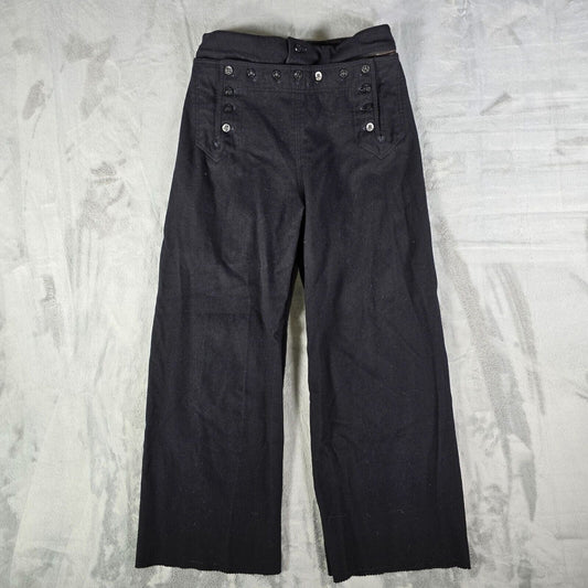 Vintage World War II U.S Naval Clothing Factory Cracker Jack Sailor Pants 30x28