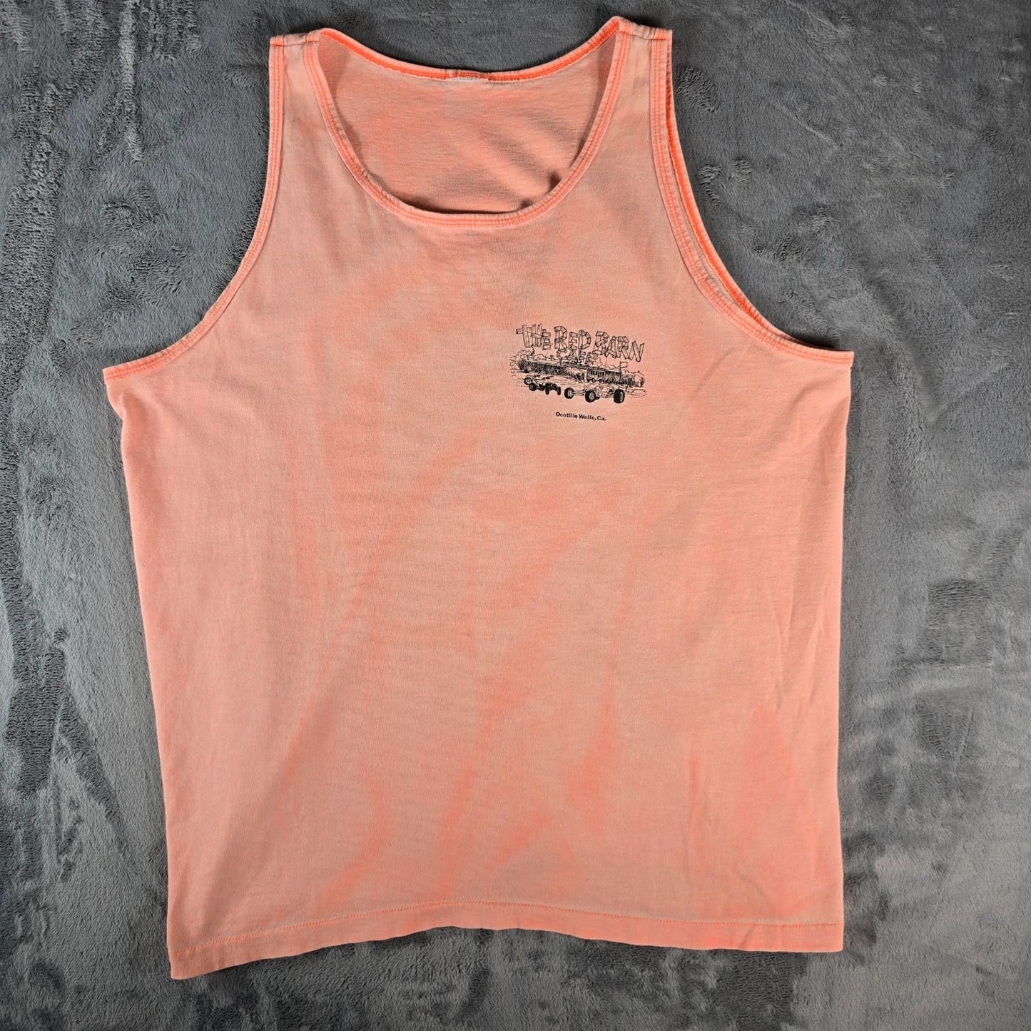 Vintage 1990s "The Red Barn Cafe" Ocotillo Wells, California Tank Top (XL)