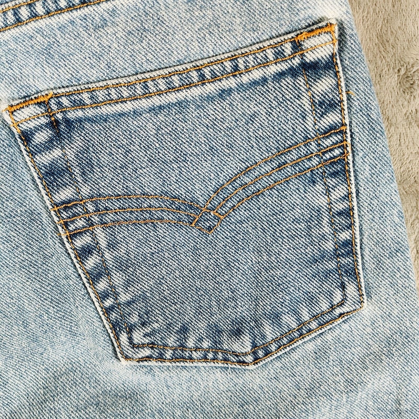 Arizona Jean Co. Y2K Juniors Size 11 Light Blue Denim Jean Shorts -8 inch inseam