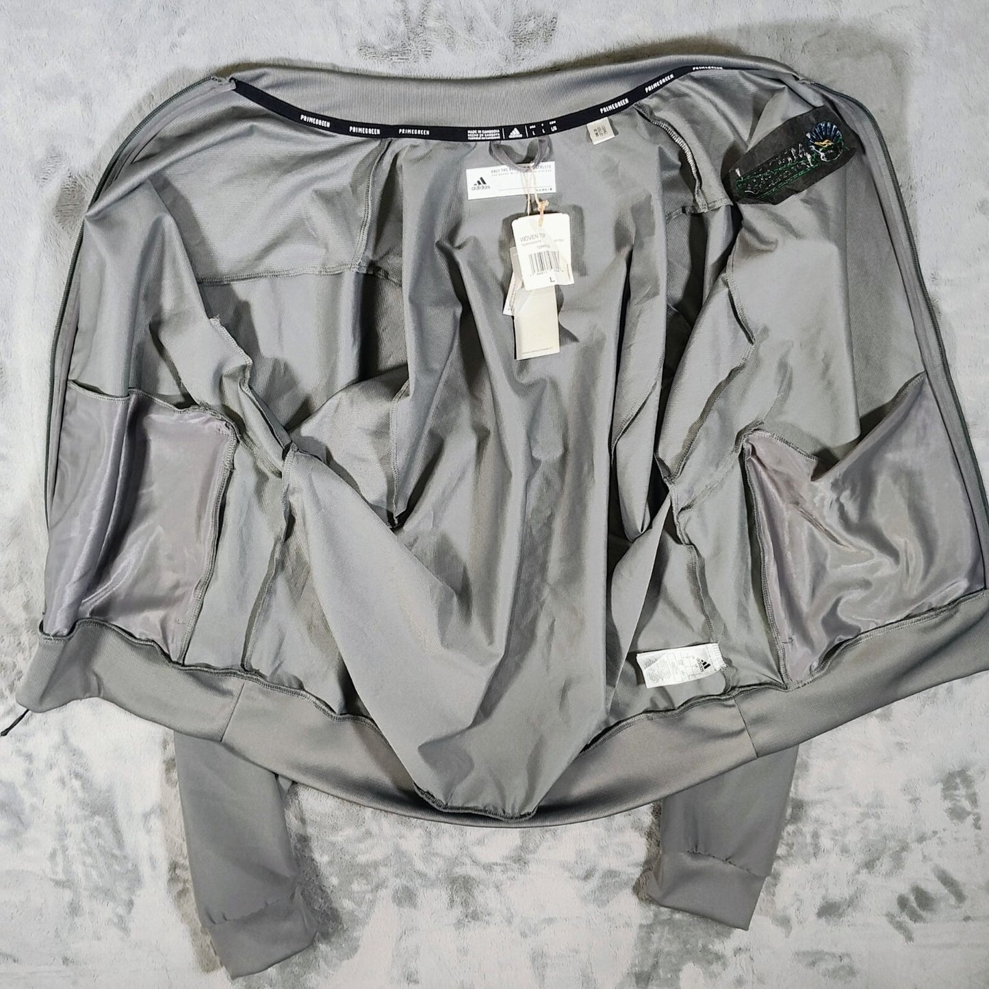 NWD Adidas "McCarty Family Farms" Men’s Sideline 21 Woven Bomber Jacket (Large)