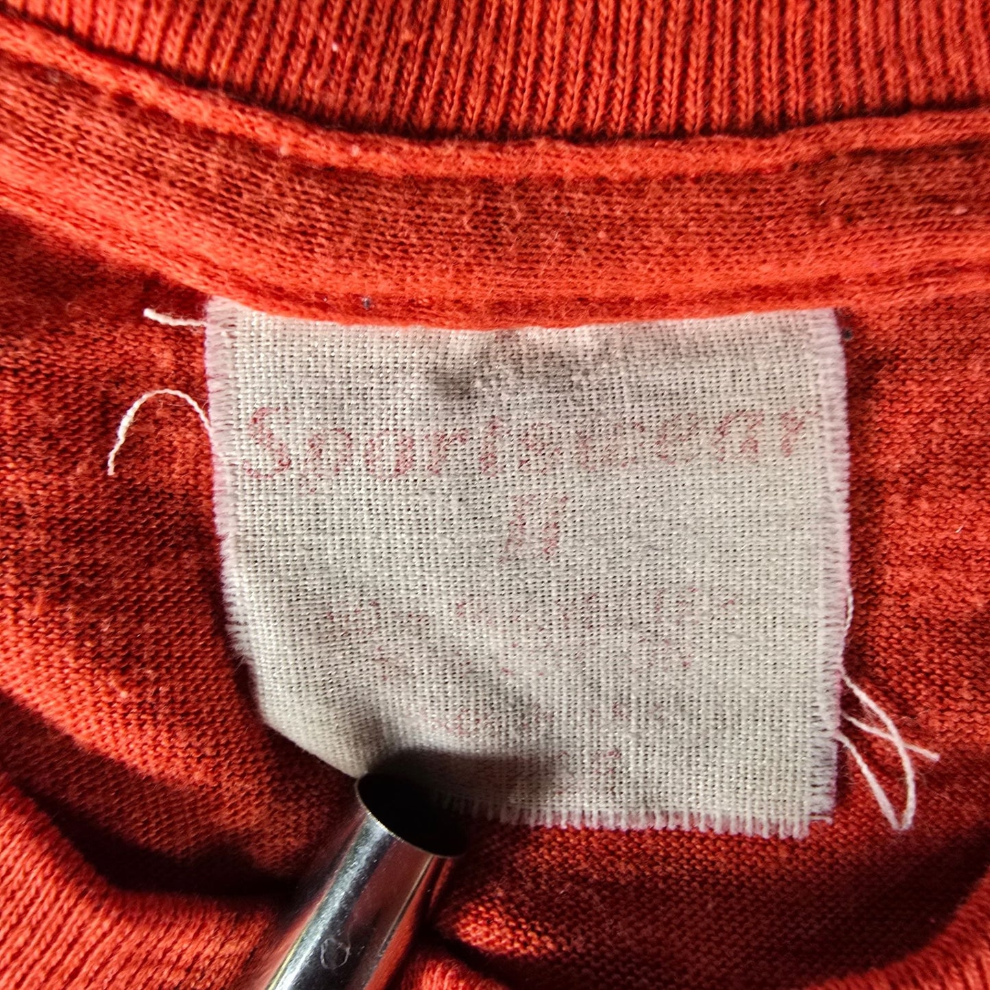 Vintage 1980s Sportswear II Red "Street Scene" Single Stitch T-Shirt (S/M)