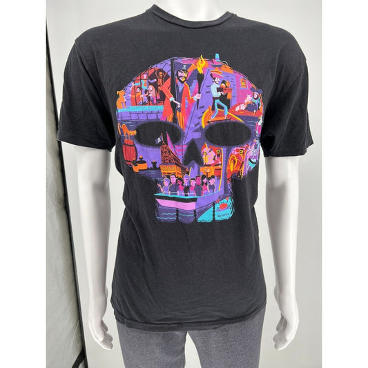 Wonderground Gallery Disney Pirates of the Carribean SHAG T-Shirt (Large)