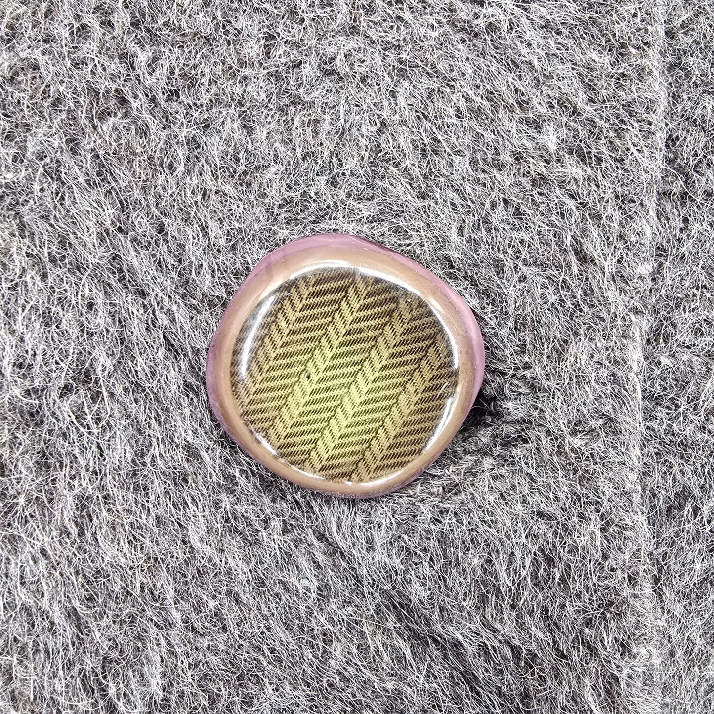 Vintage 1960s Unbranded Women's Gray Shawl Collar Swing/Cocoon Coat (XL)