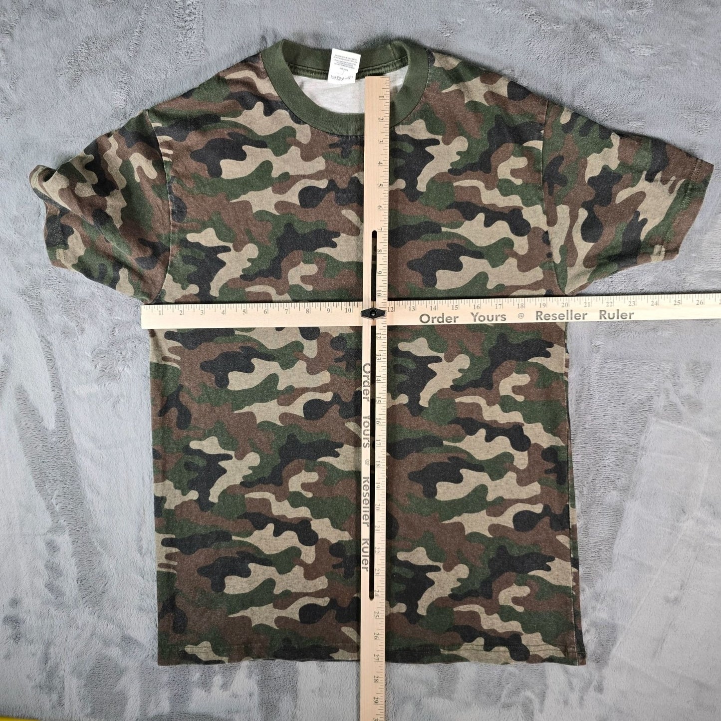 Modern Pro Club Comfort Woodland Camouflage Olive/Brown Streetwear T-Shirt (M)